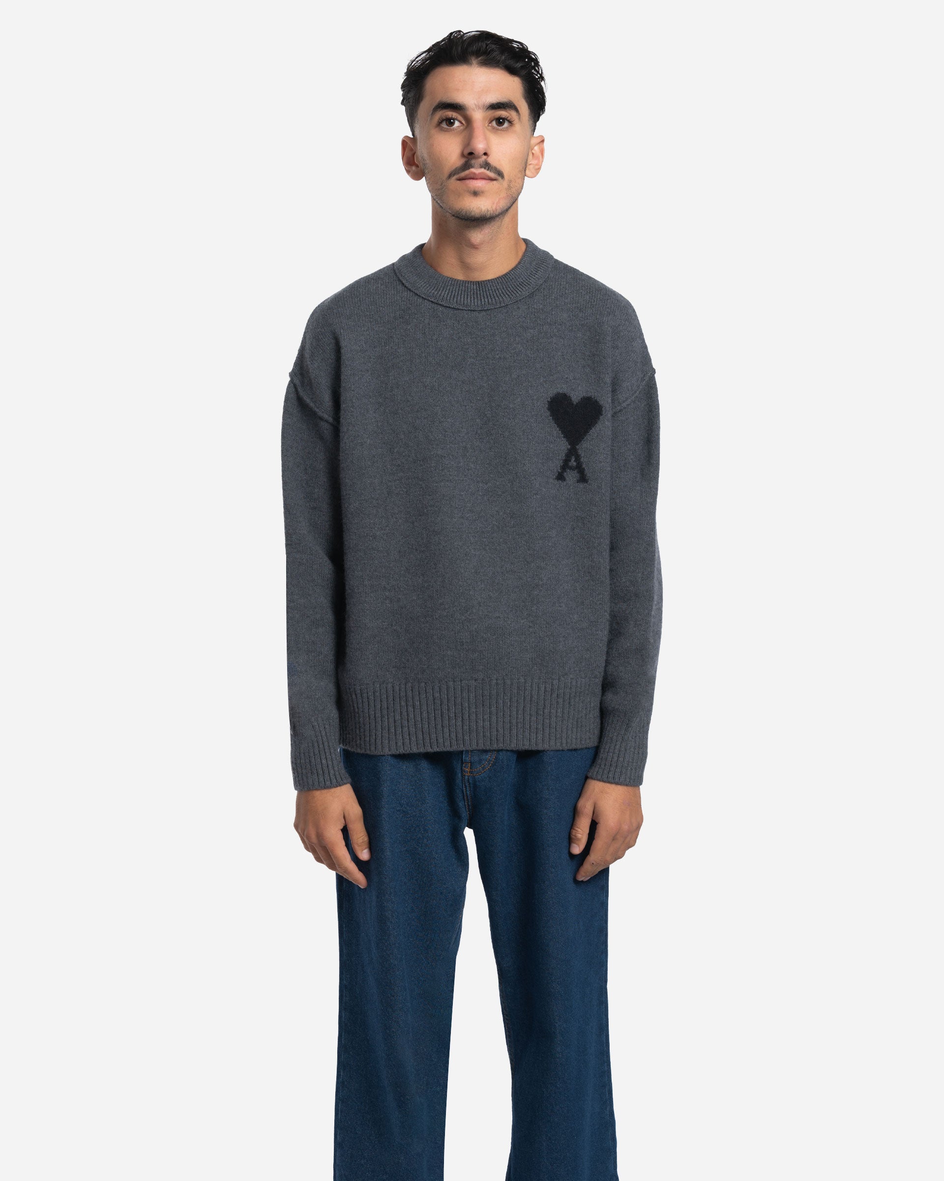 Pull Col Rond Ami De Coeur en Laine