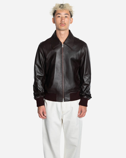Zipped Jacket - Dark Cherry