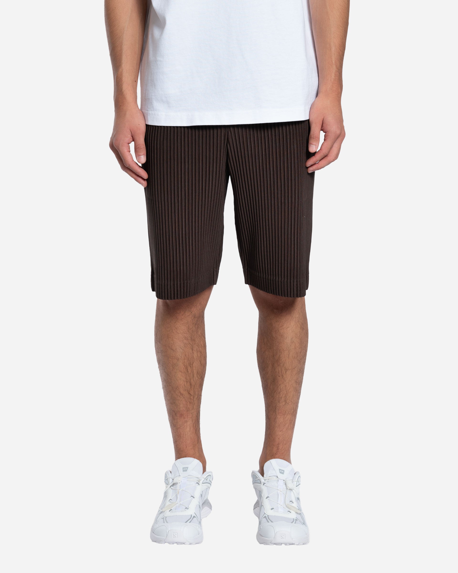 Short Droit Plissé