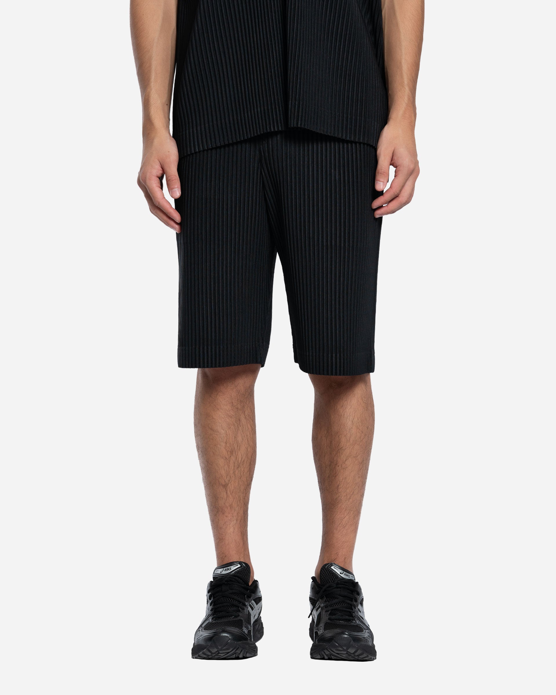 Short Droit Plissé