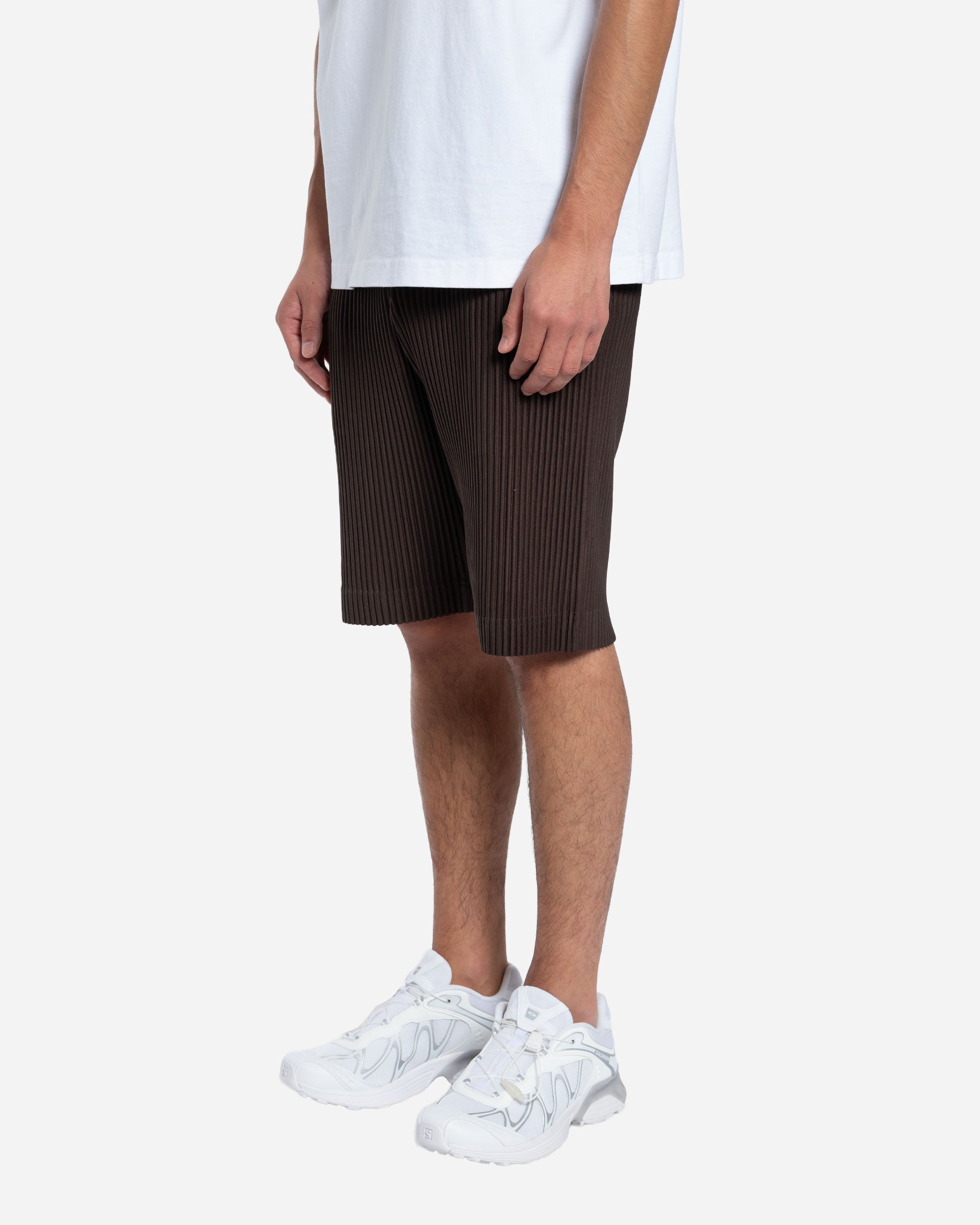 Short Droit Plissé