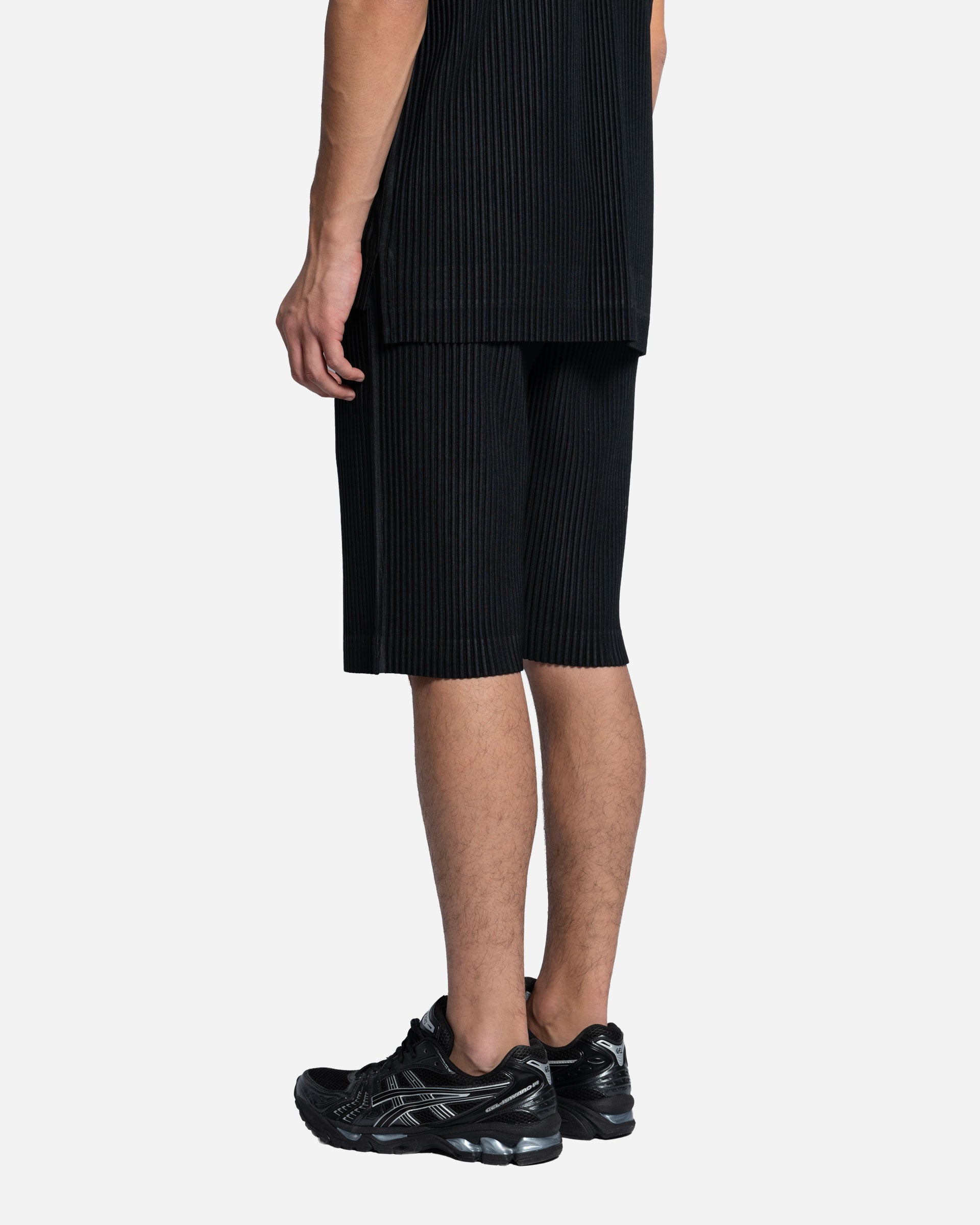 Short Droit Plissé