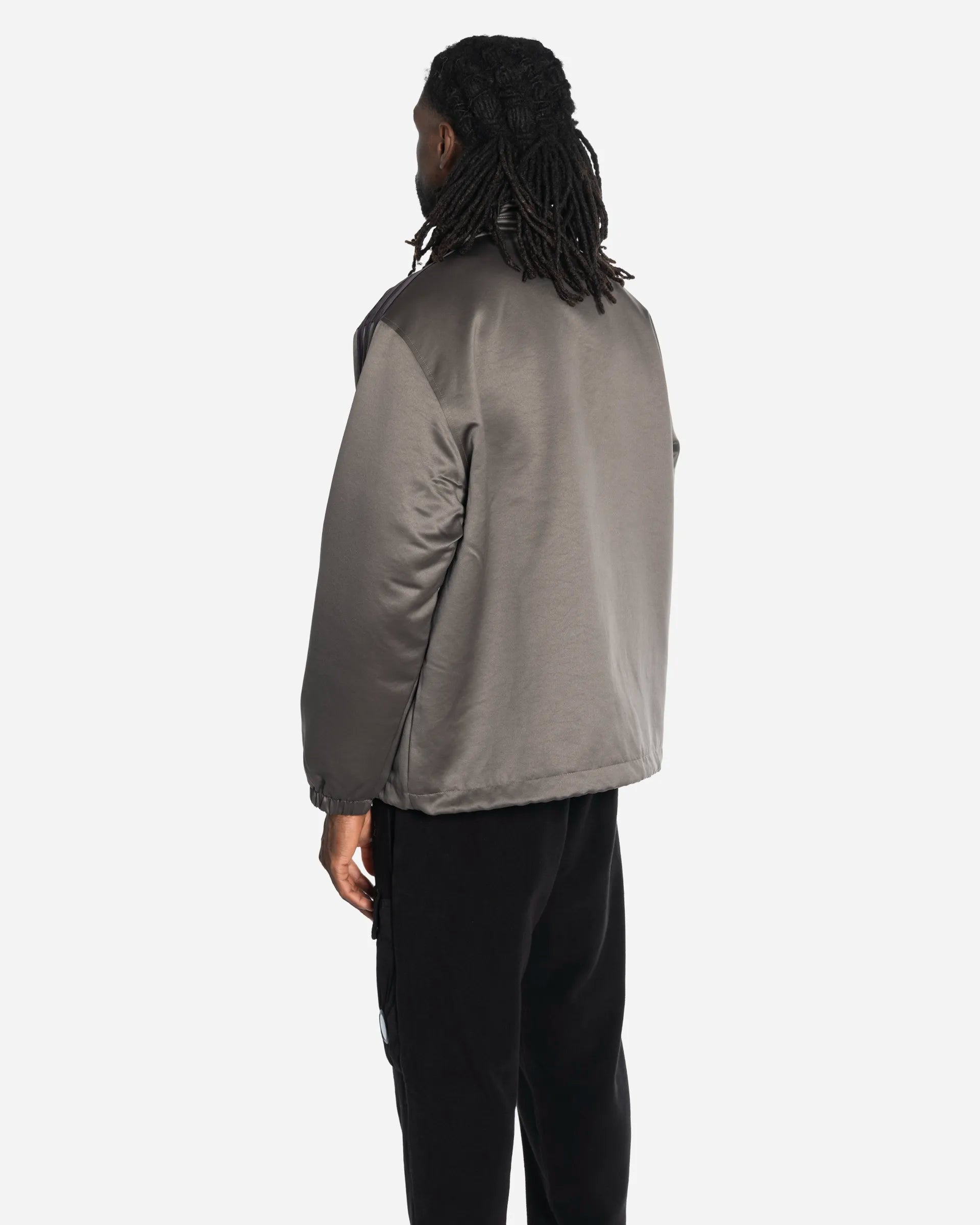 Veste Matelassée en Satin à 3 Bandes