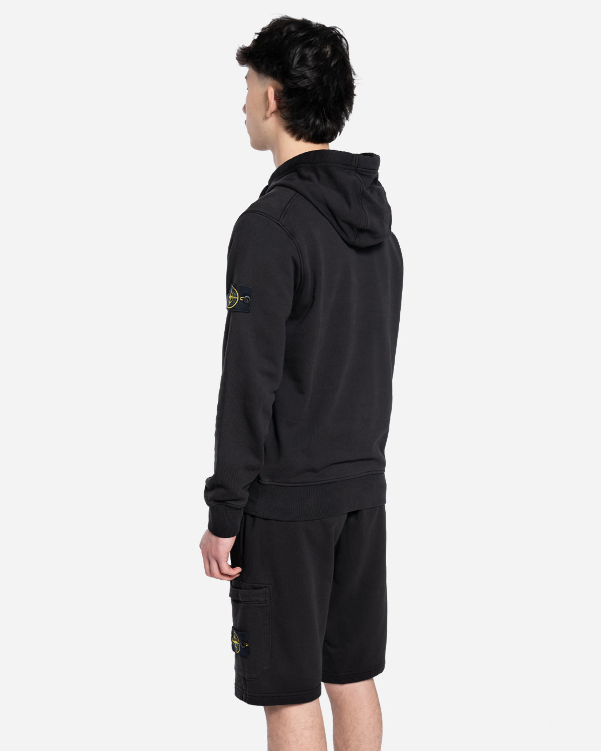 Sweatshirt à Capuche Noir