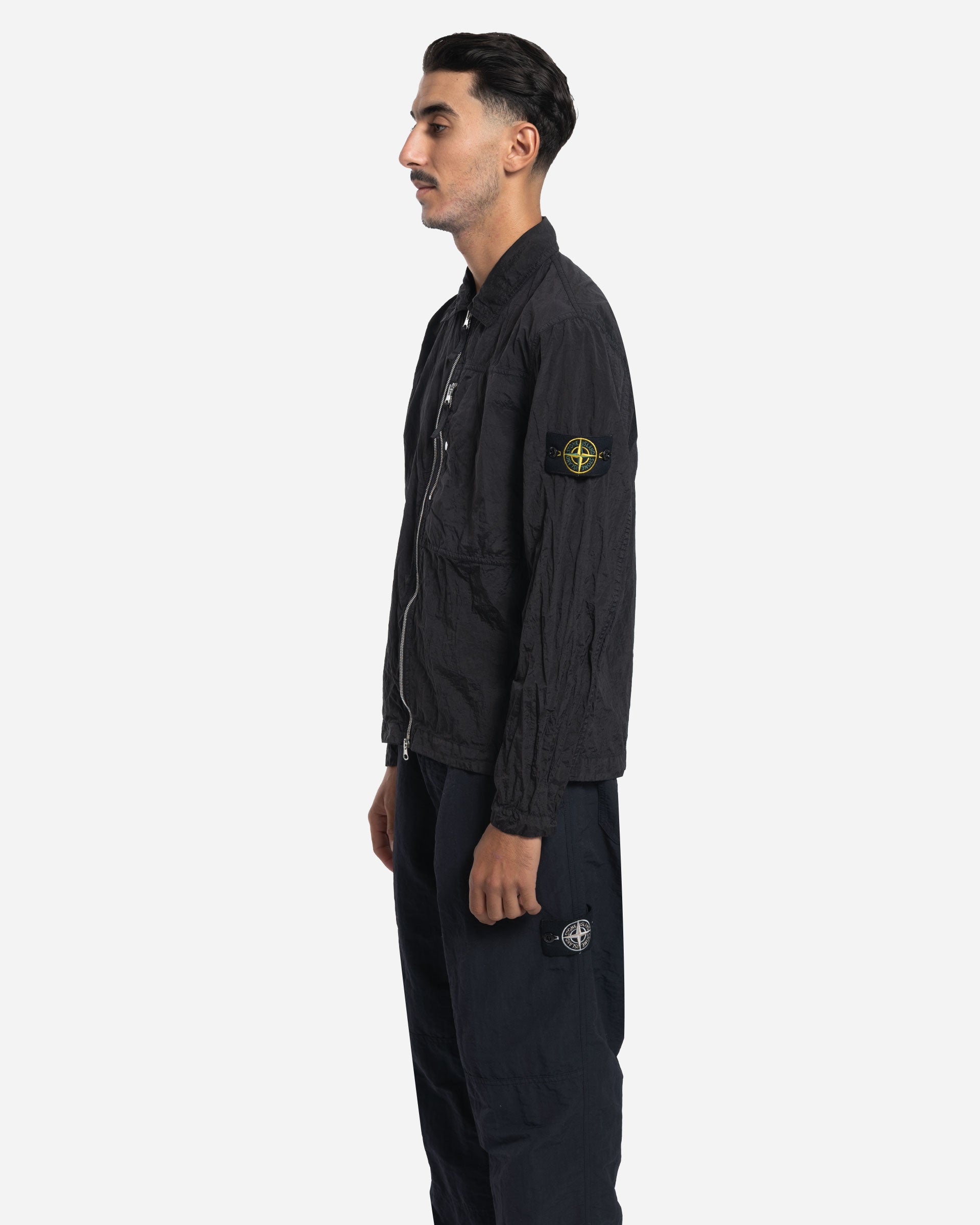 Surchemise en Nylon Noire