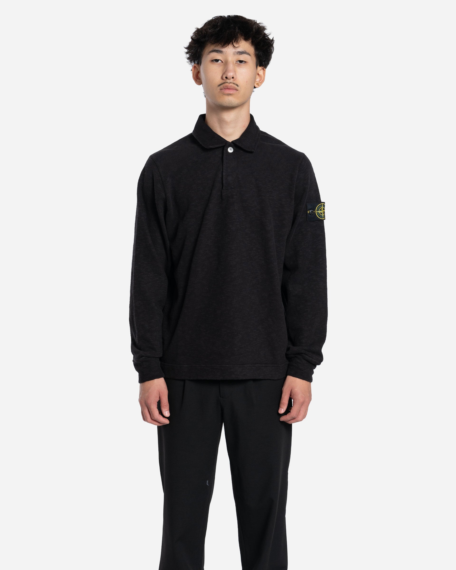 Polo en Jersey Noir