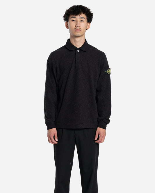 Polo en Jersey Noir