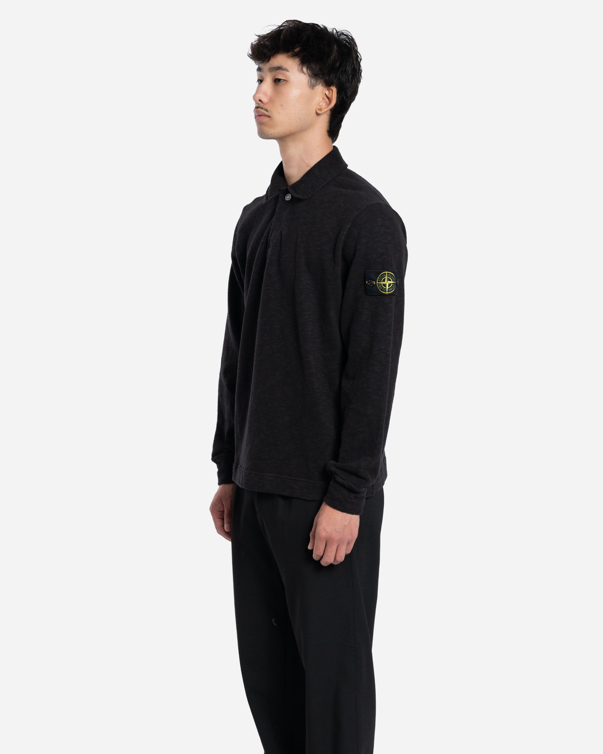 Polo en Jersey Noir