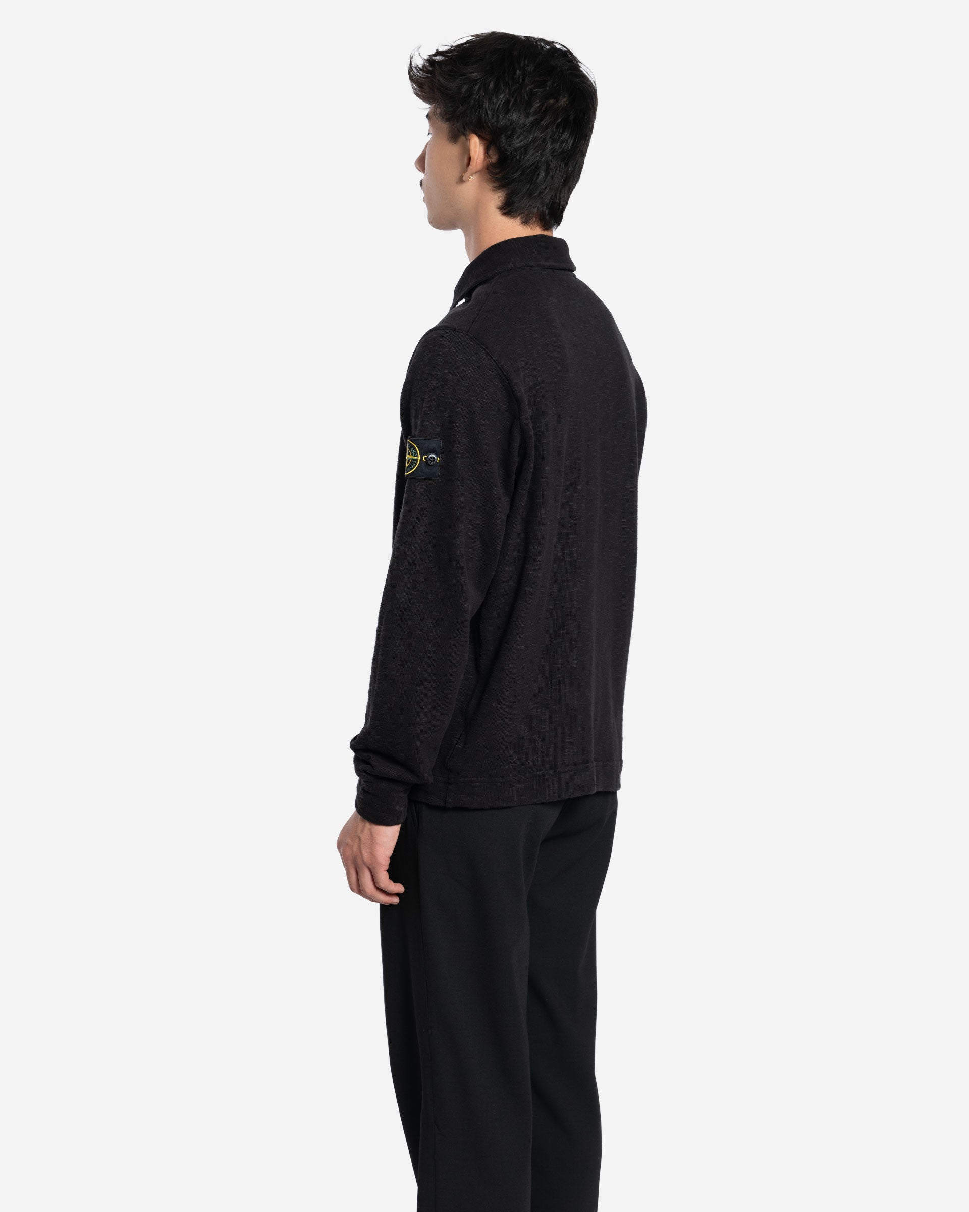 Polo en Jersey Noir