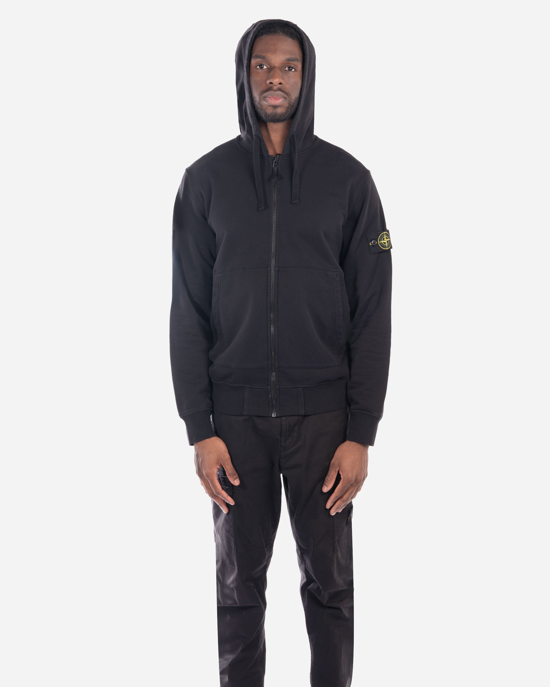 Sweatshirt à Capuche Noir