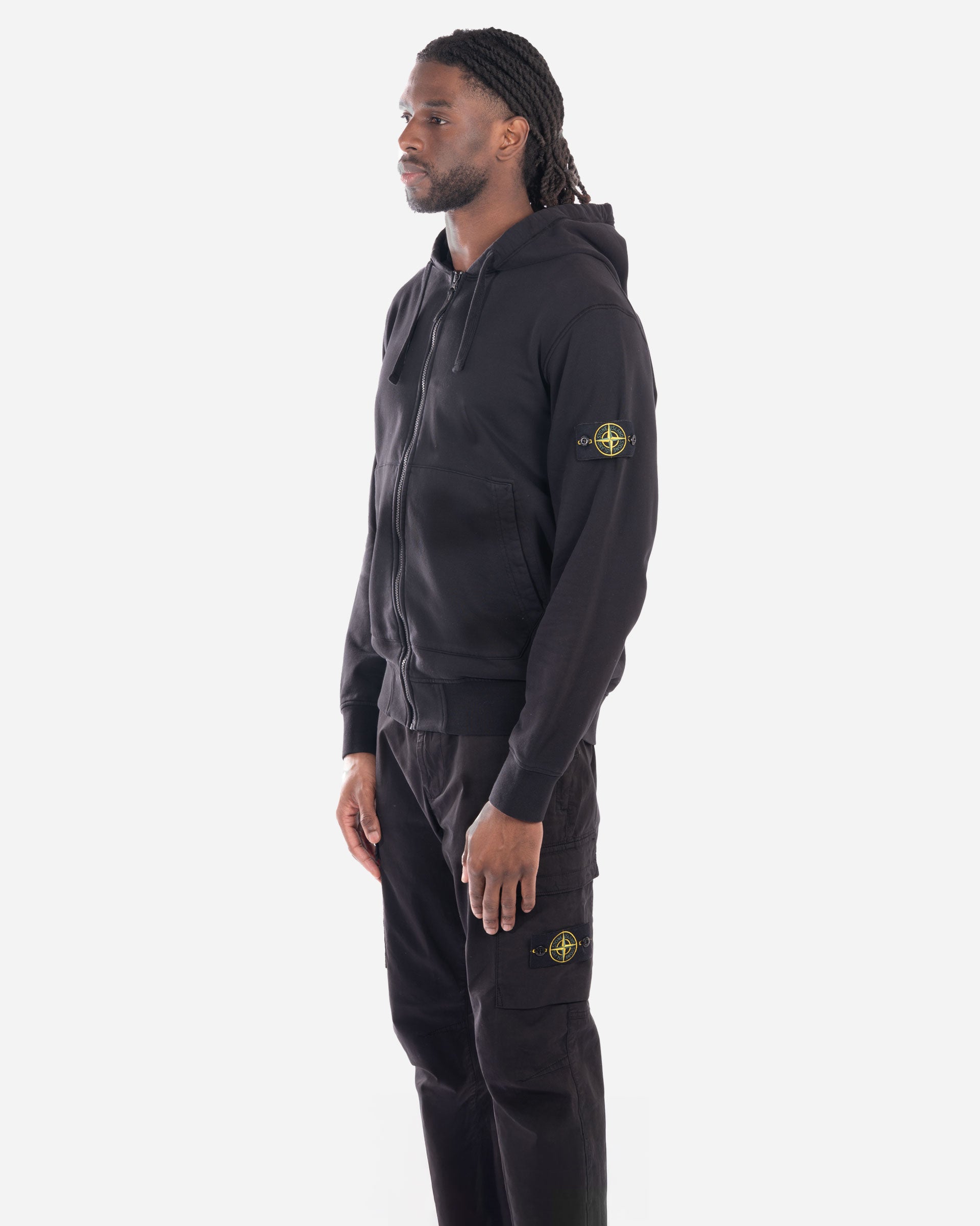 Sweatshirt à Capuche Noir