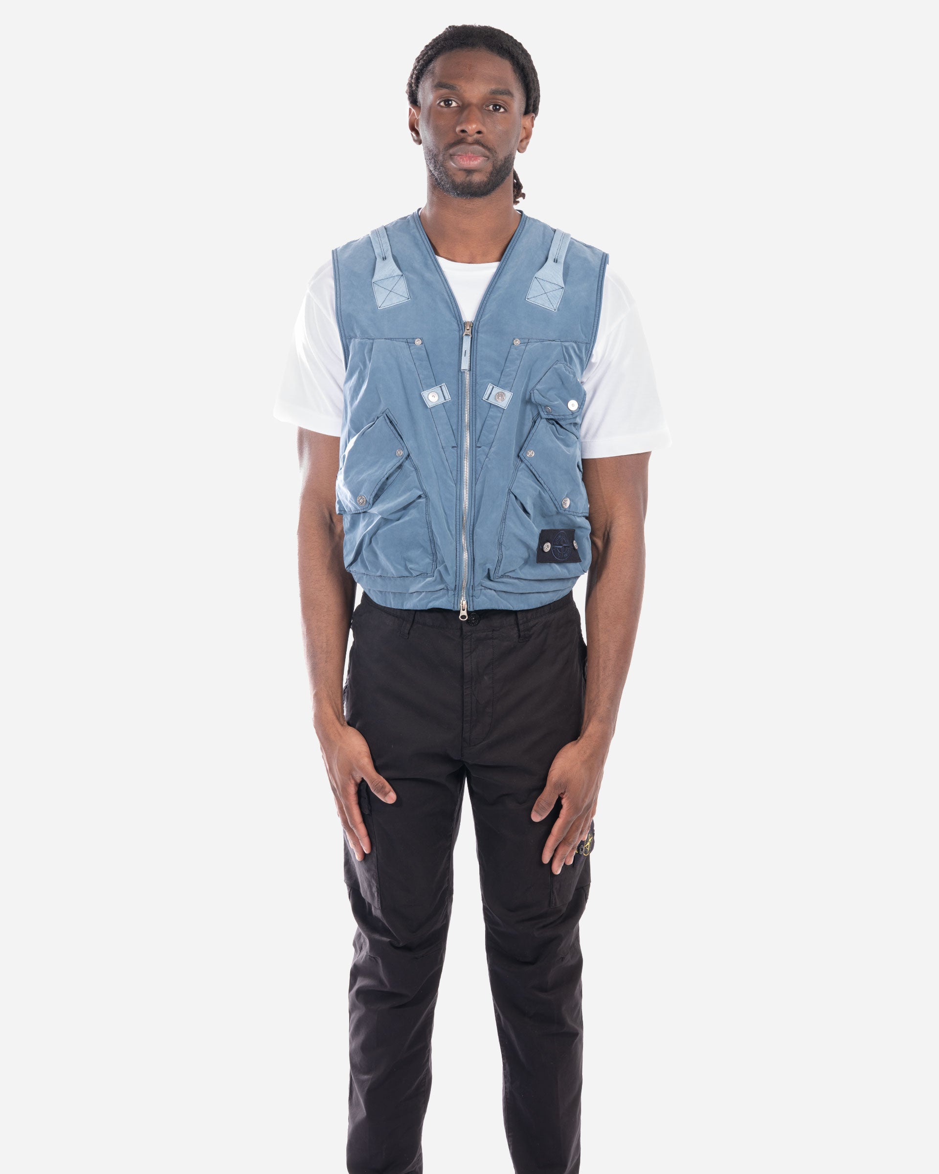 Gilet David Light Indigo TC