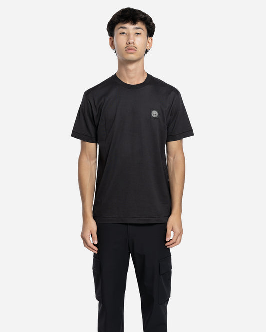 T-Shirt à Écusson Noir