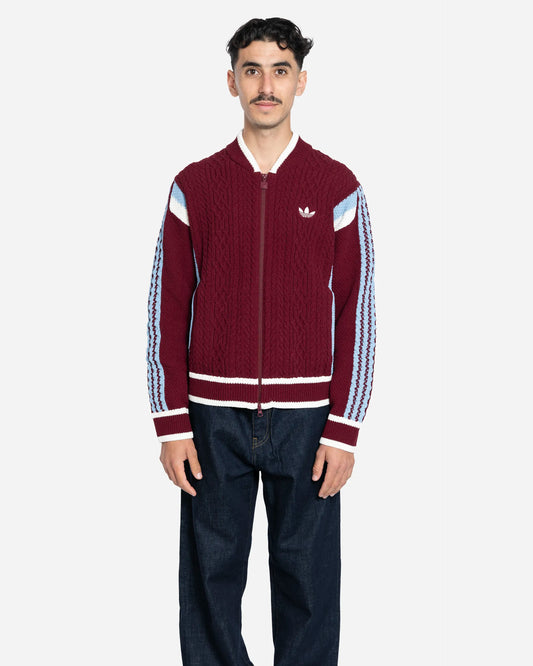 Retro Remix Bordeaux Cardigan
