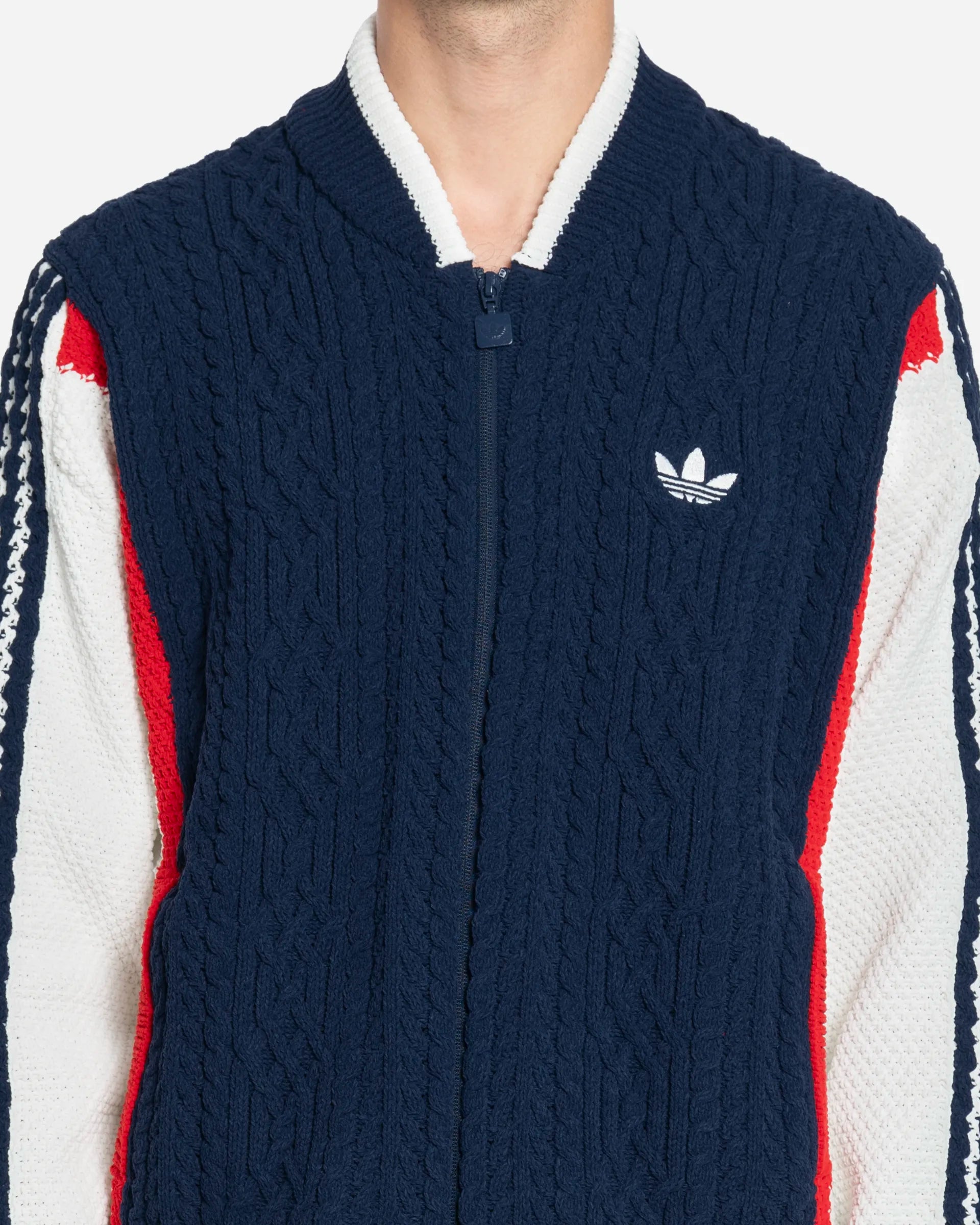 Cardigan Rétro Remix Bleu