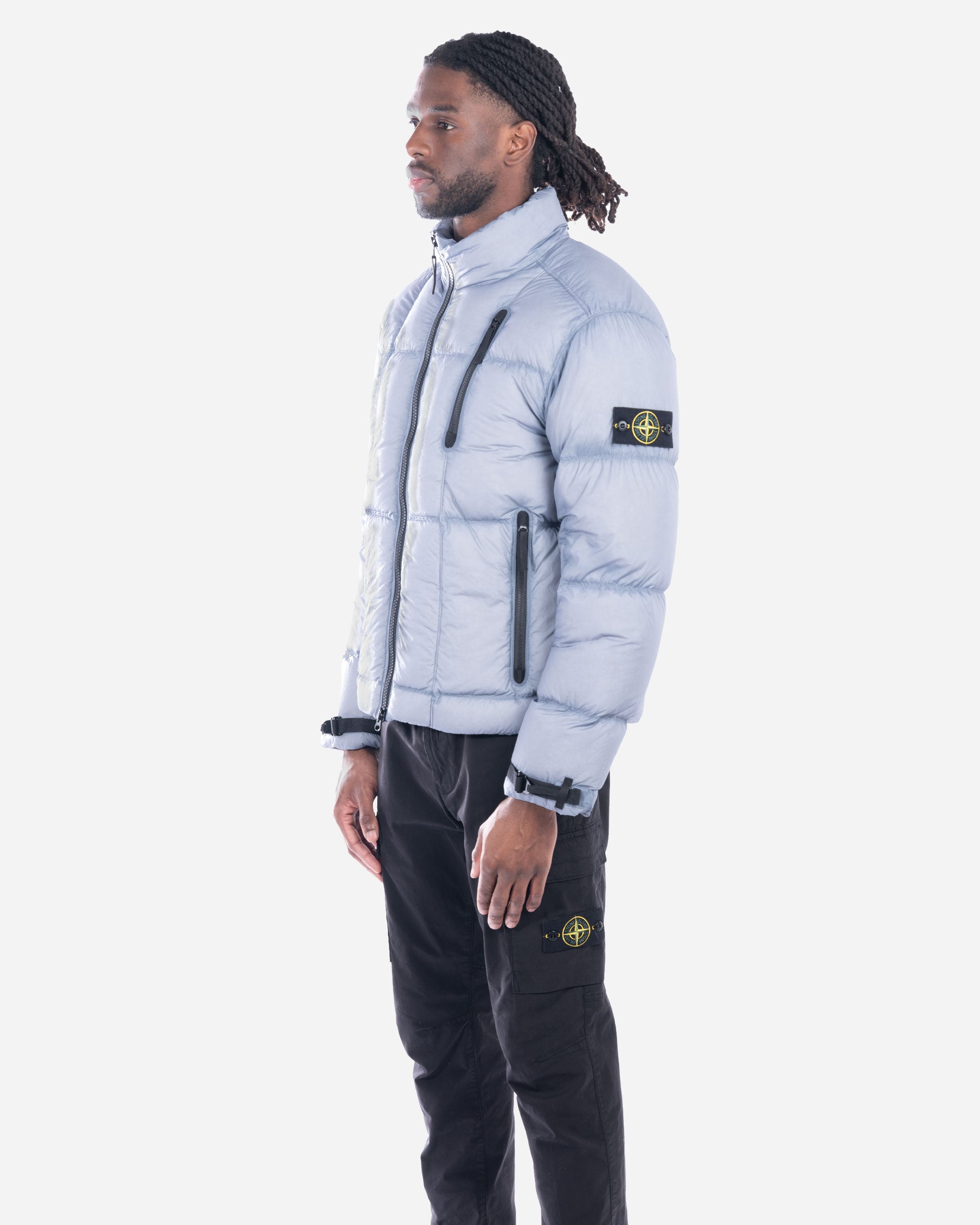 Doudoune à Col Montant Dark Blue