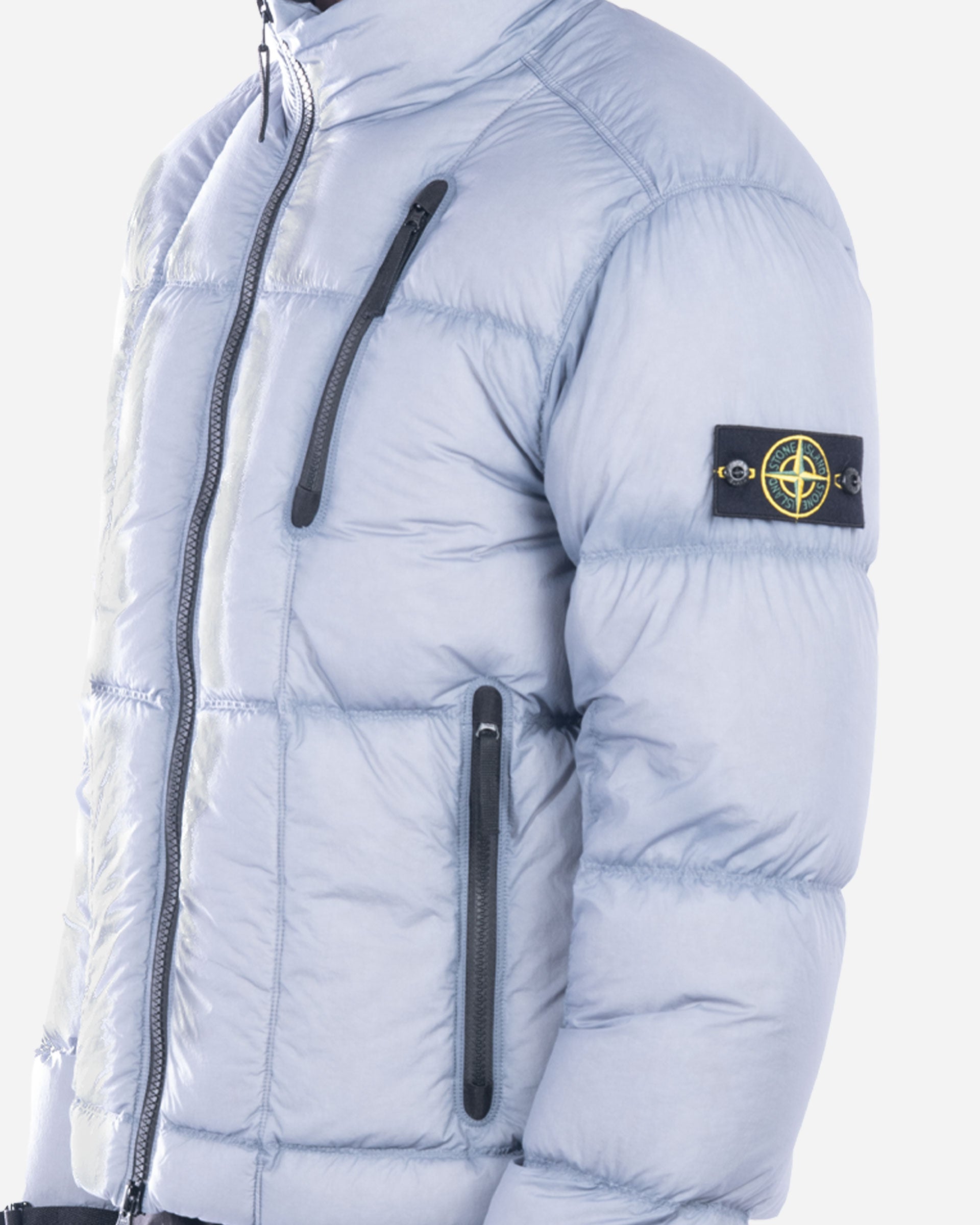 Doudoune à Col Montant Dark Blue