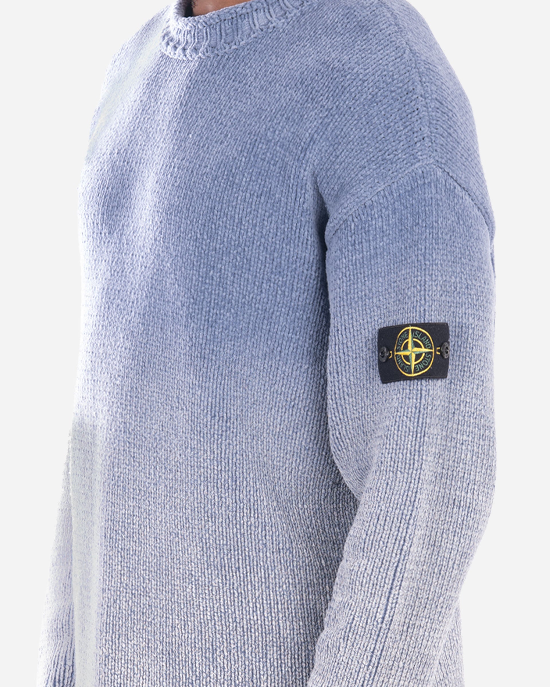 Pull Ras-du-Cou en Chenille de Coton Dark Blue