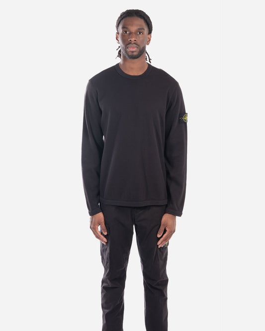 Sweatshirt Ras-du-Cou en Molleton Noir