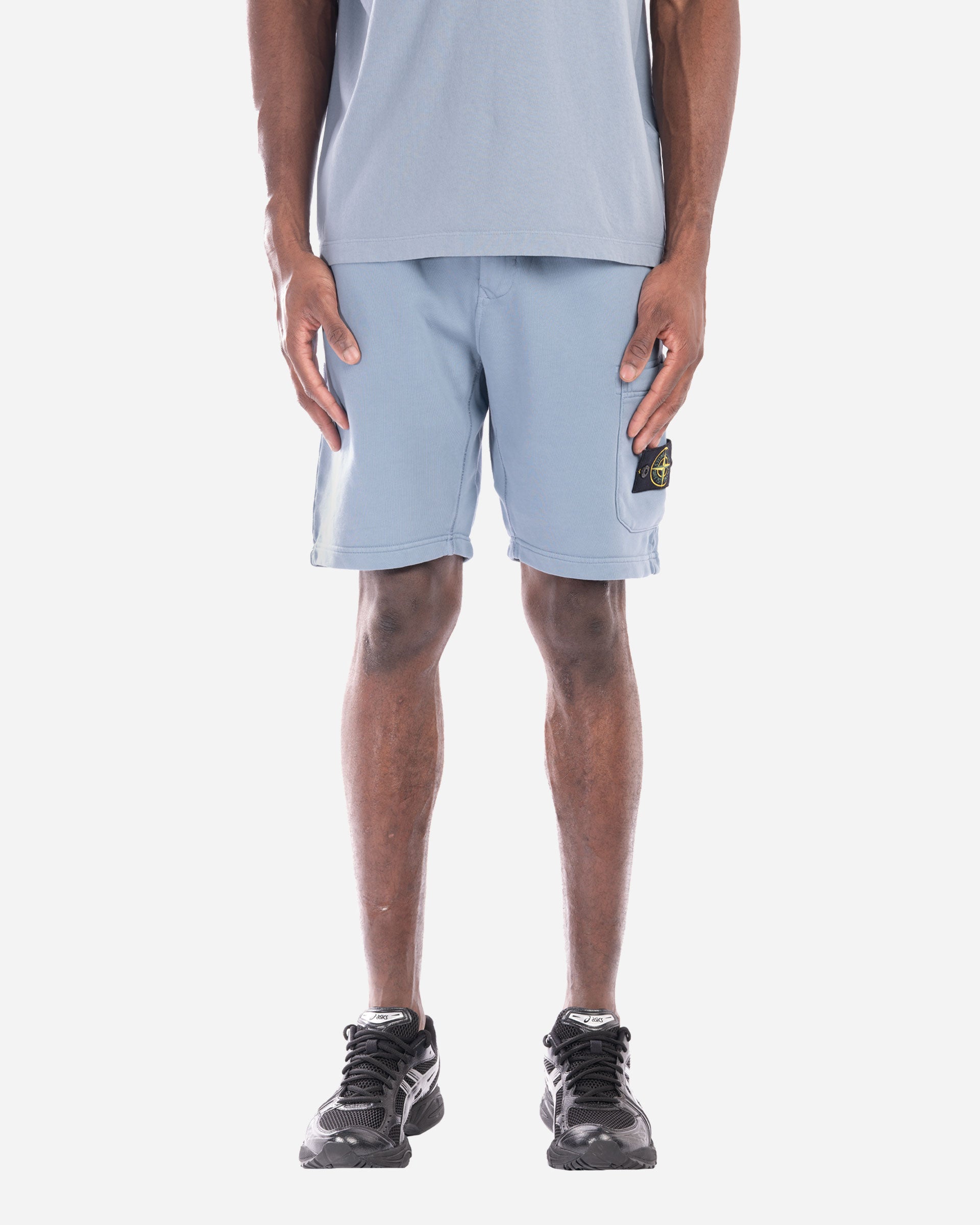 Bermuda en Molleton Bleu