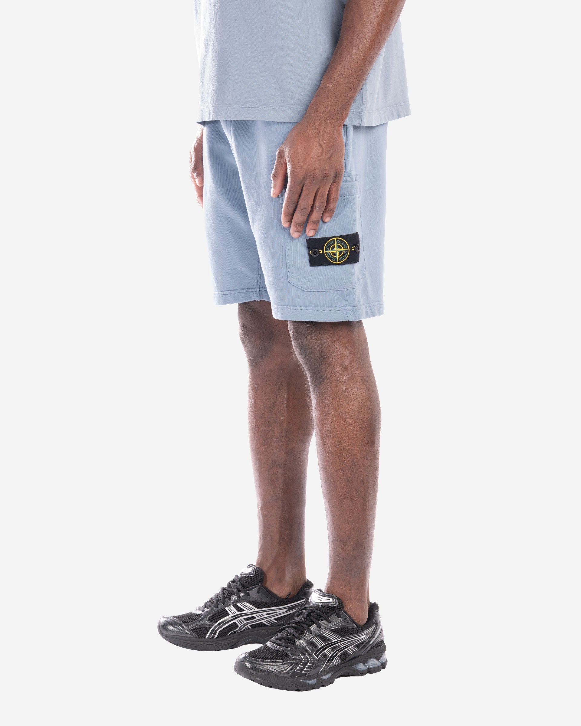 Bermuda en Molleton Bleu