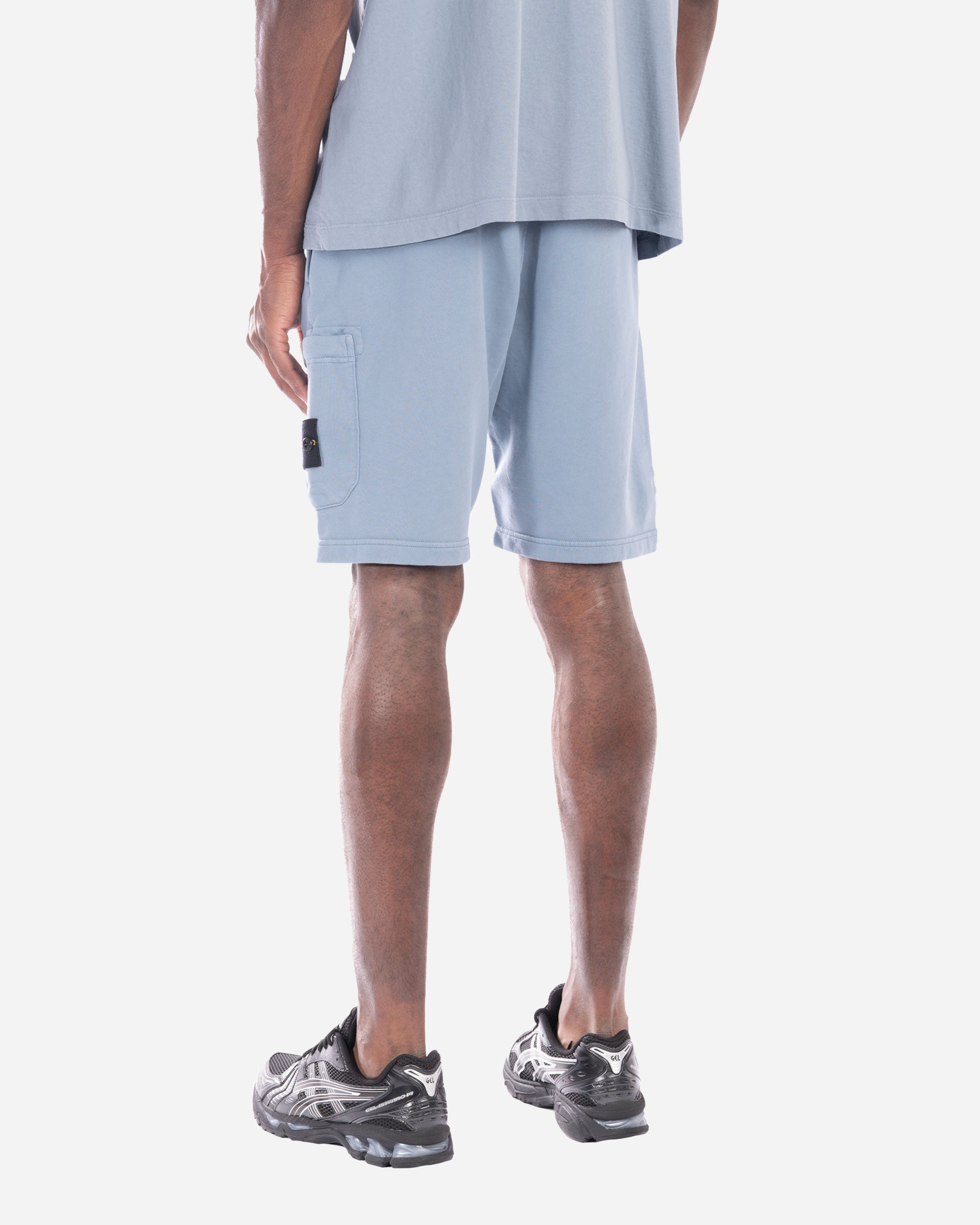 Bermuda en Molleton Bleu