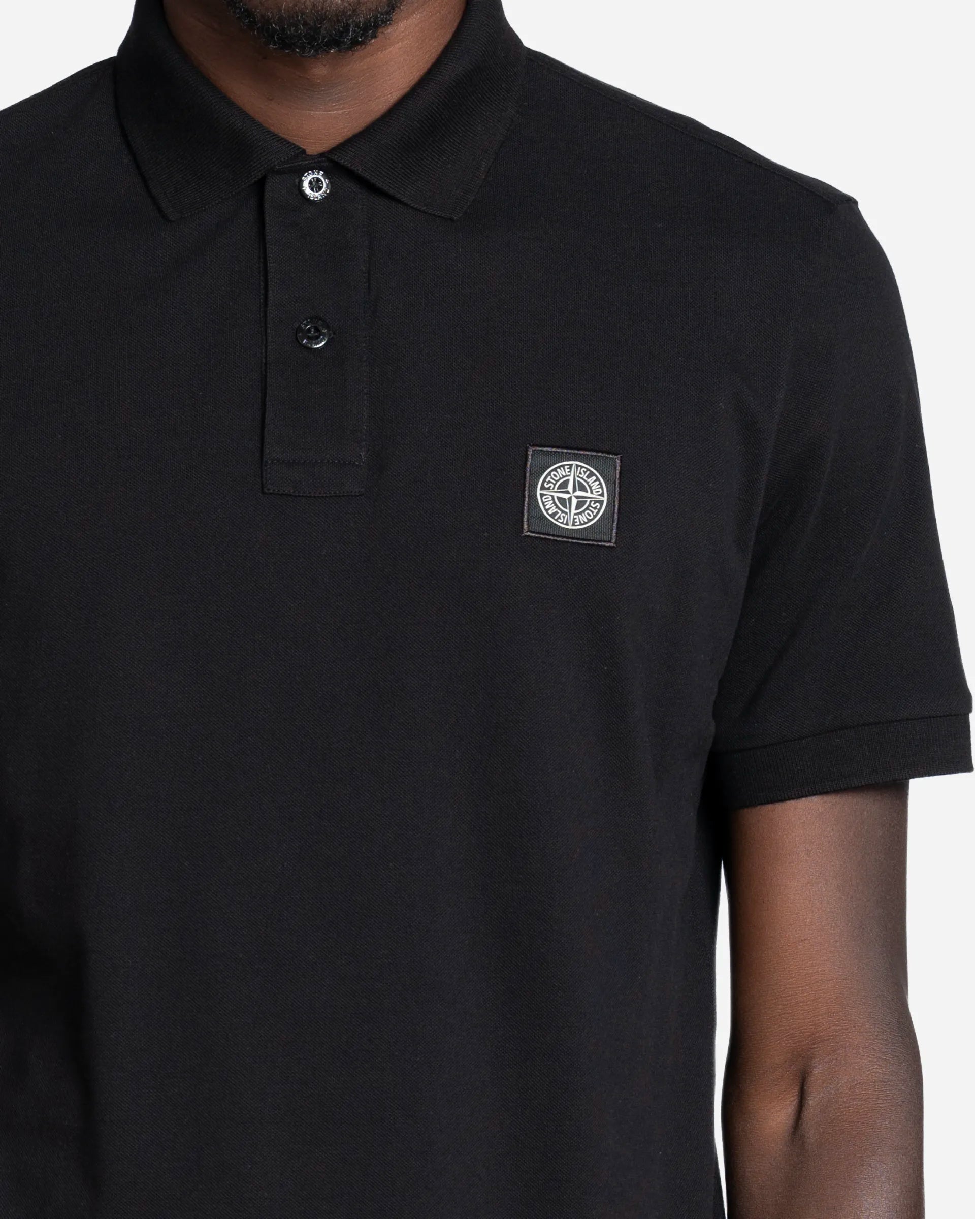 Polo à Écusson Noir
