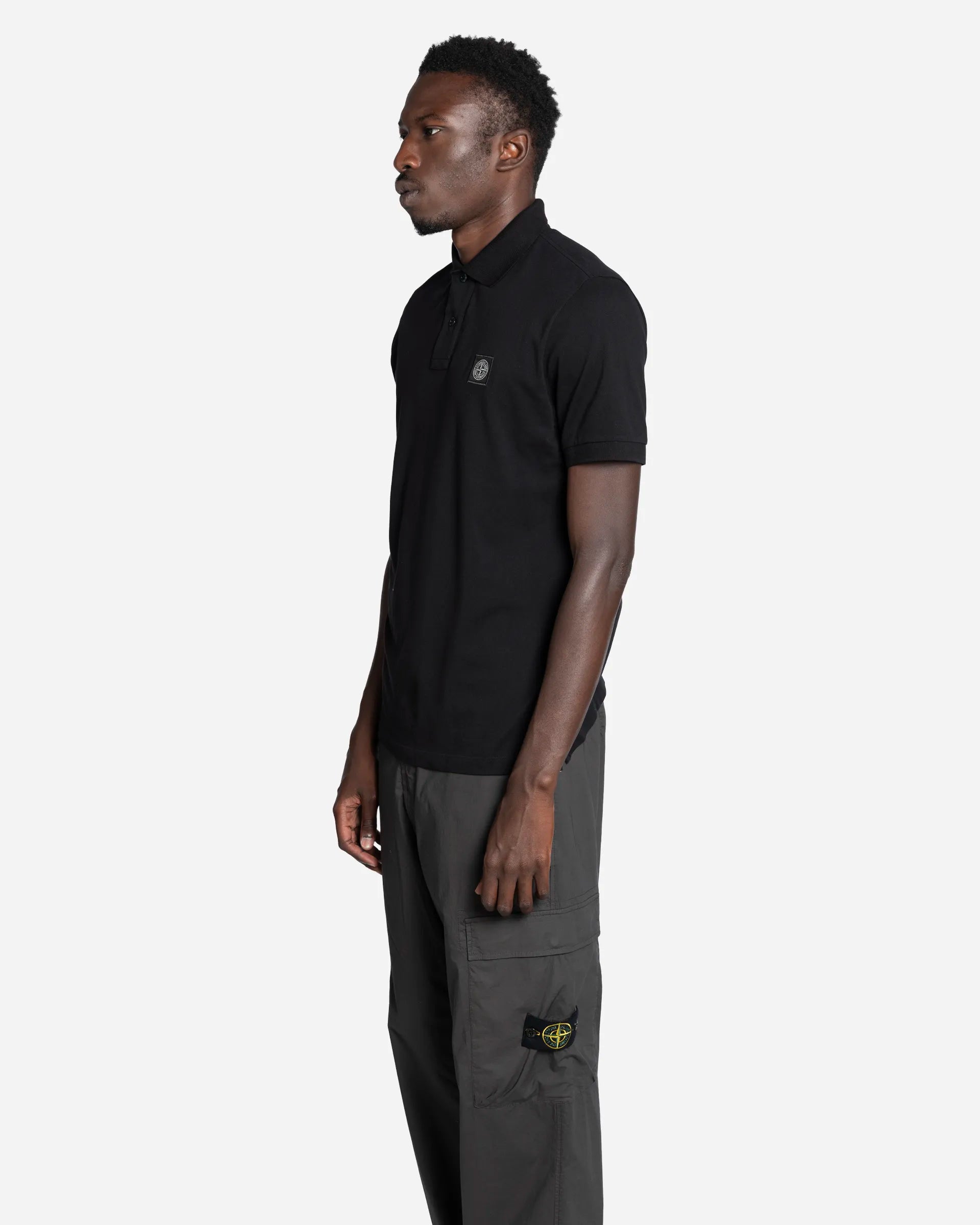 Polo à Écusson Noir