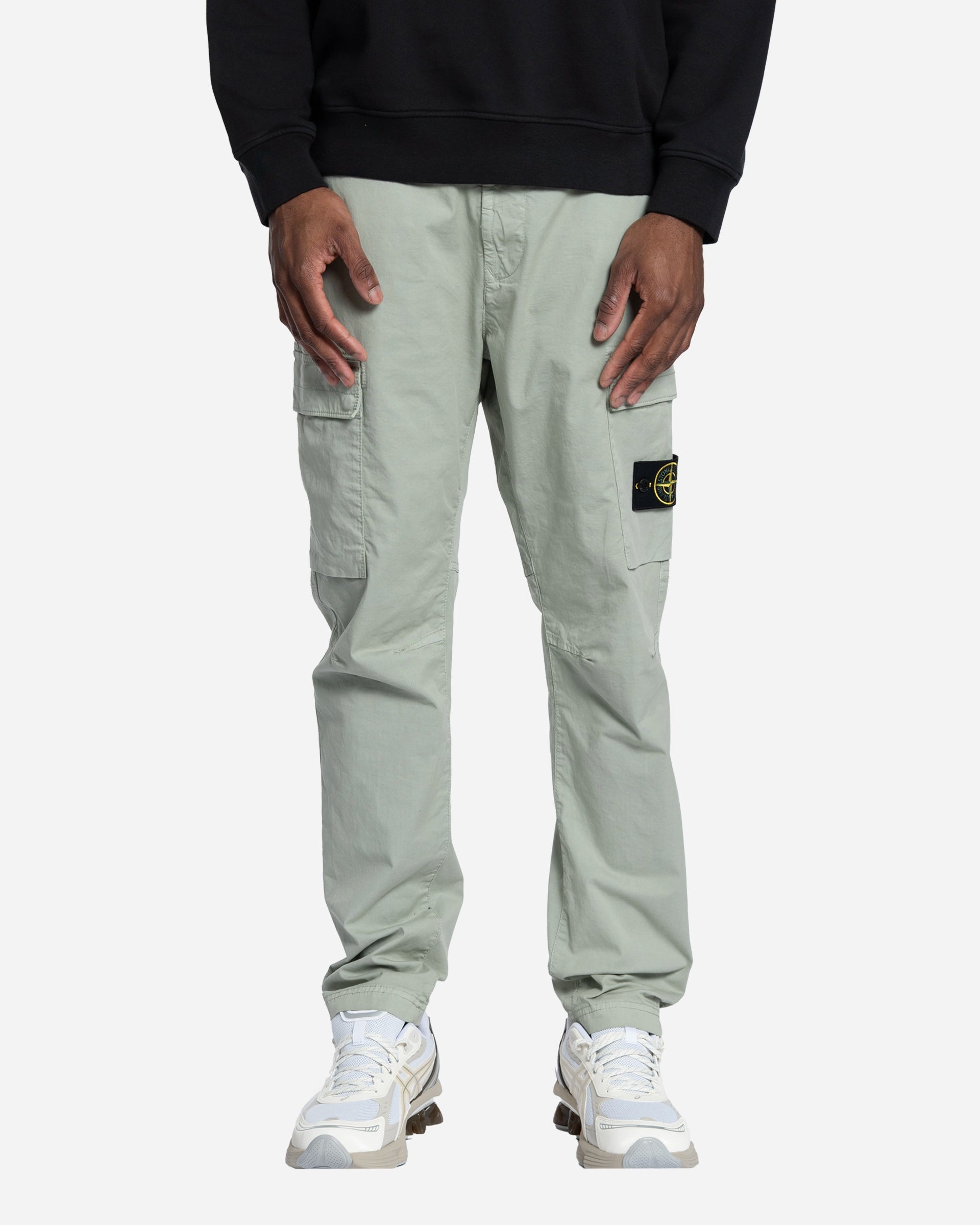 Pantalon Cargo Vert Sauge