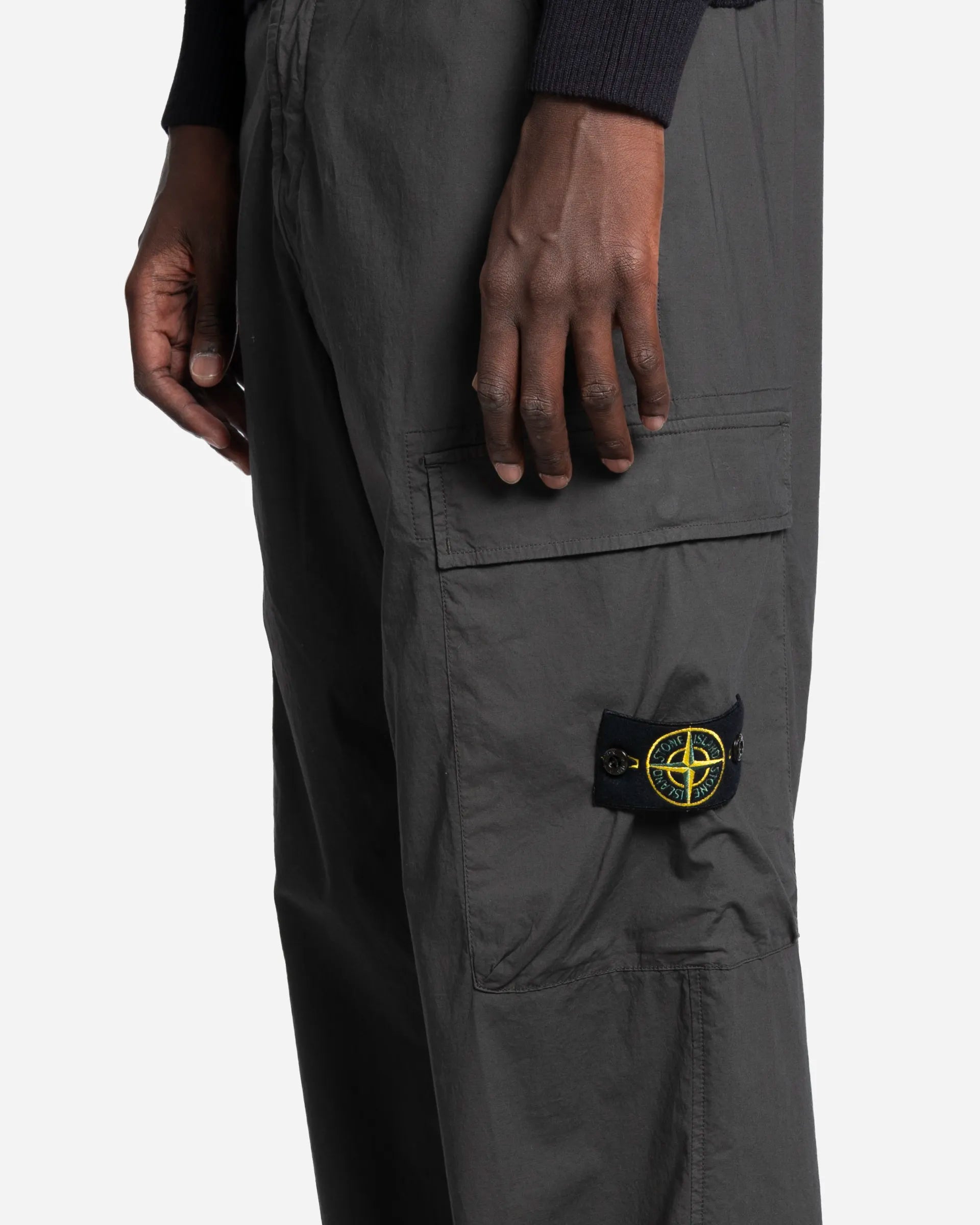 Pantalon Cargo Couple Ample Charcoal