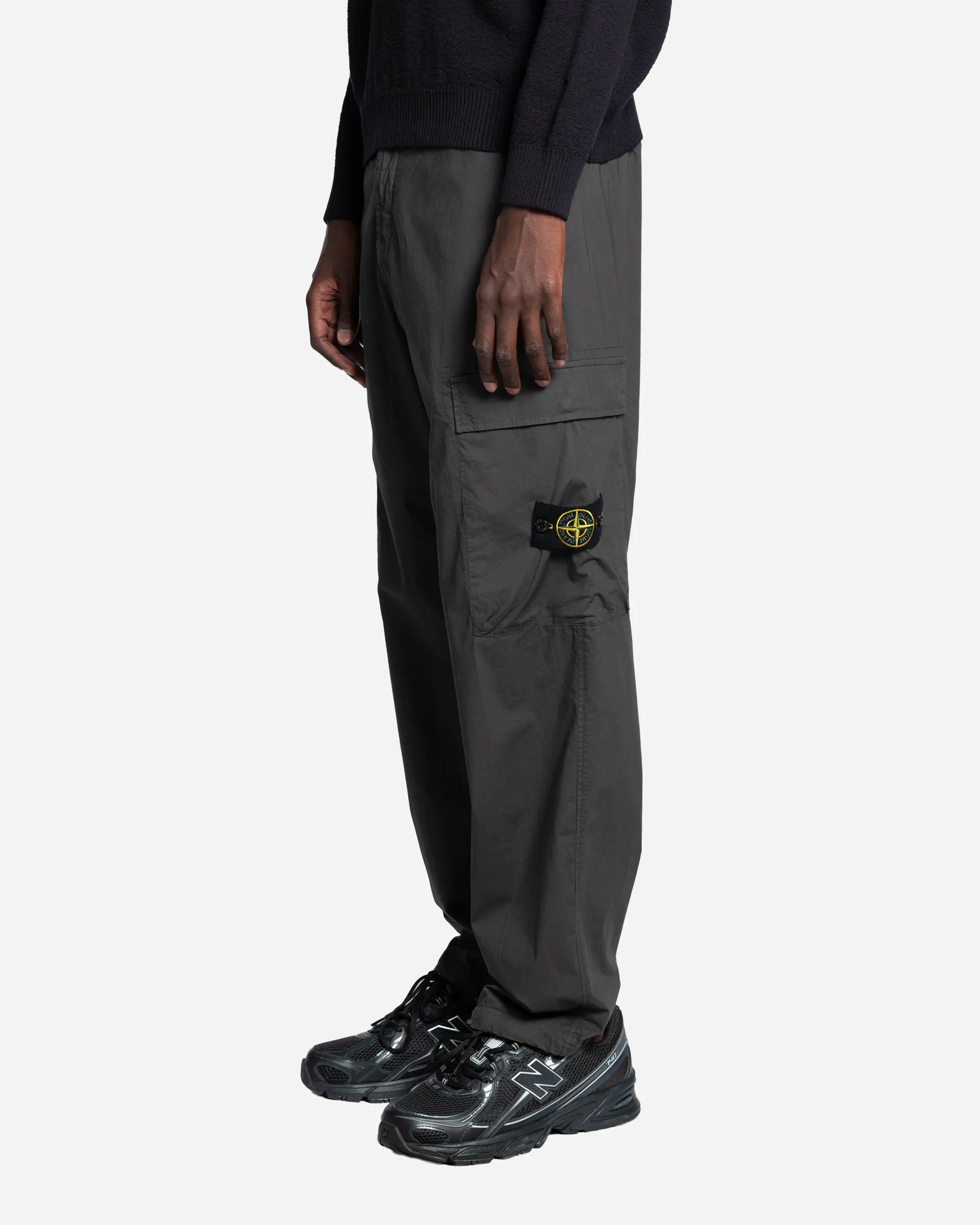 Pantalon Cargo Couple Ample Charcoal