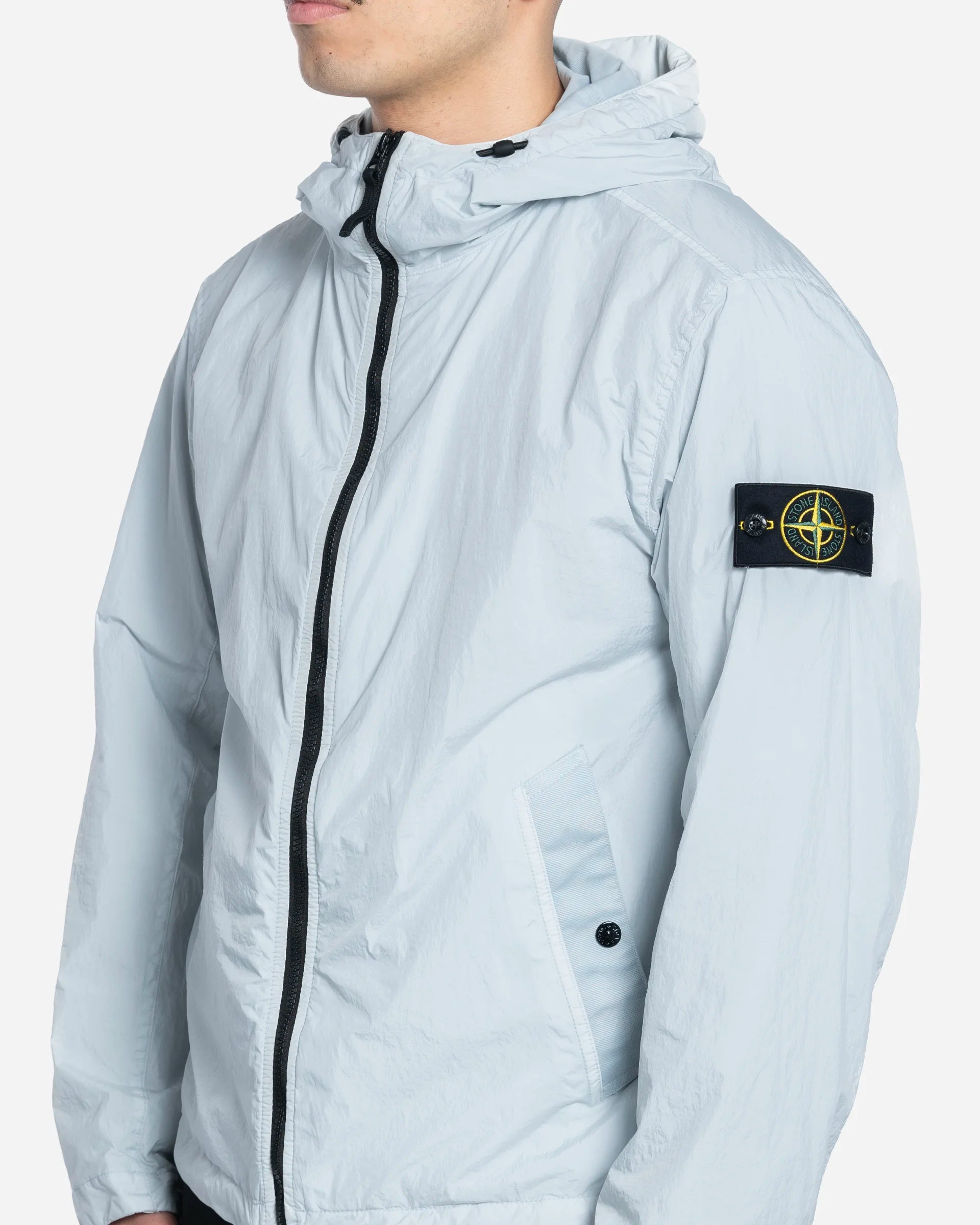 Veste à Capuche en Nylon Reps NY Sky Blue