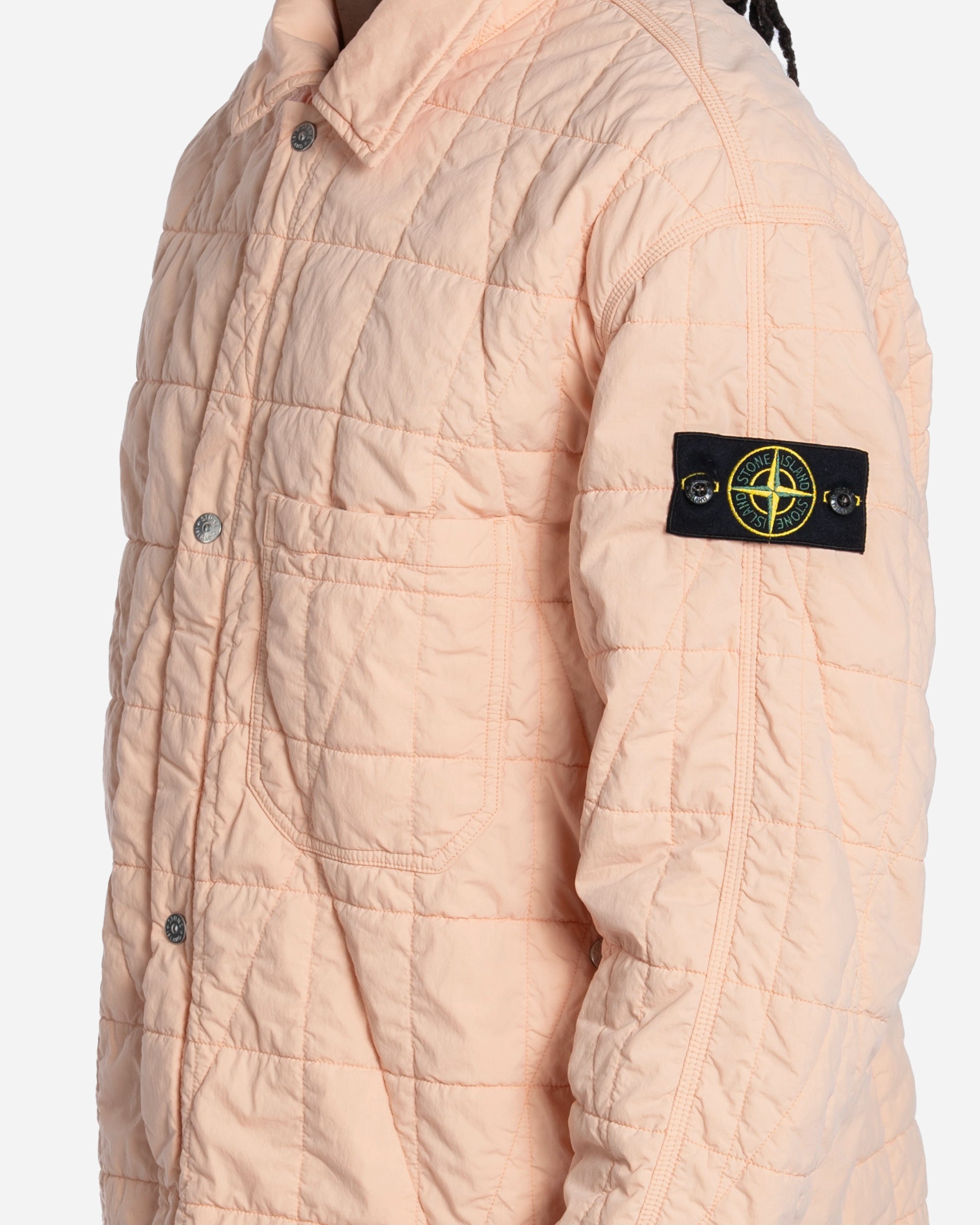Quilted Coach Jacket Plaster Pink