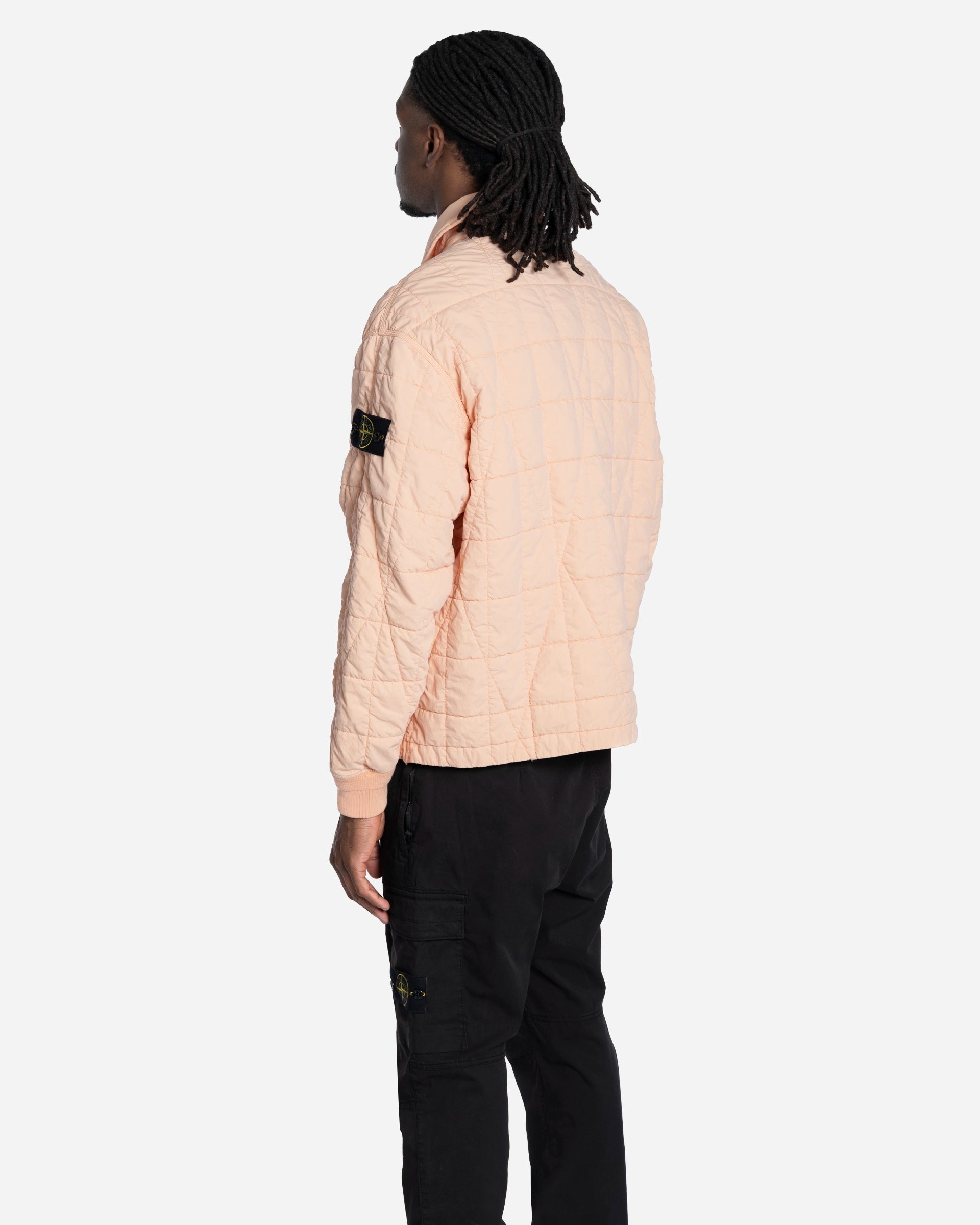 Quilted Coach Jacket Plaster Pink