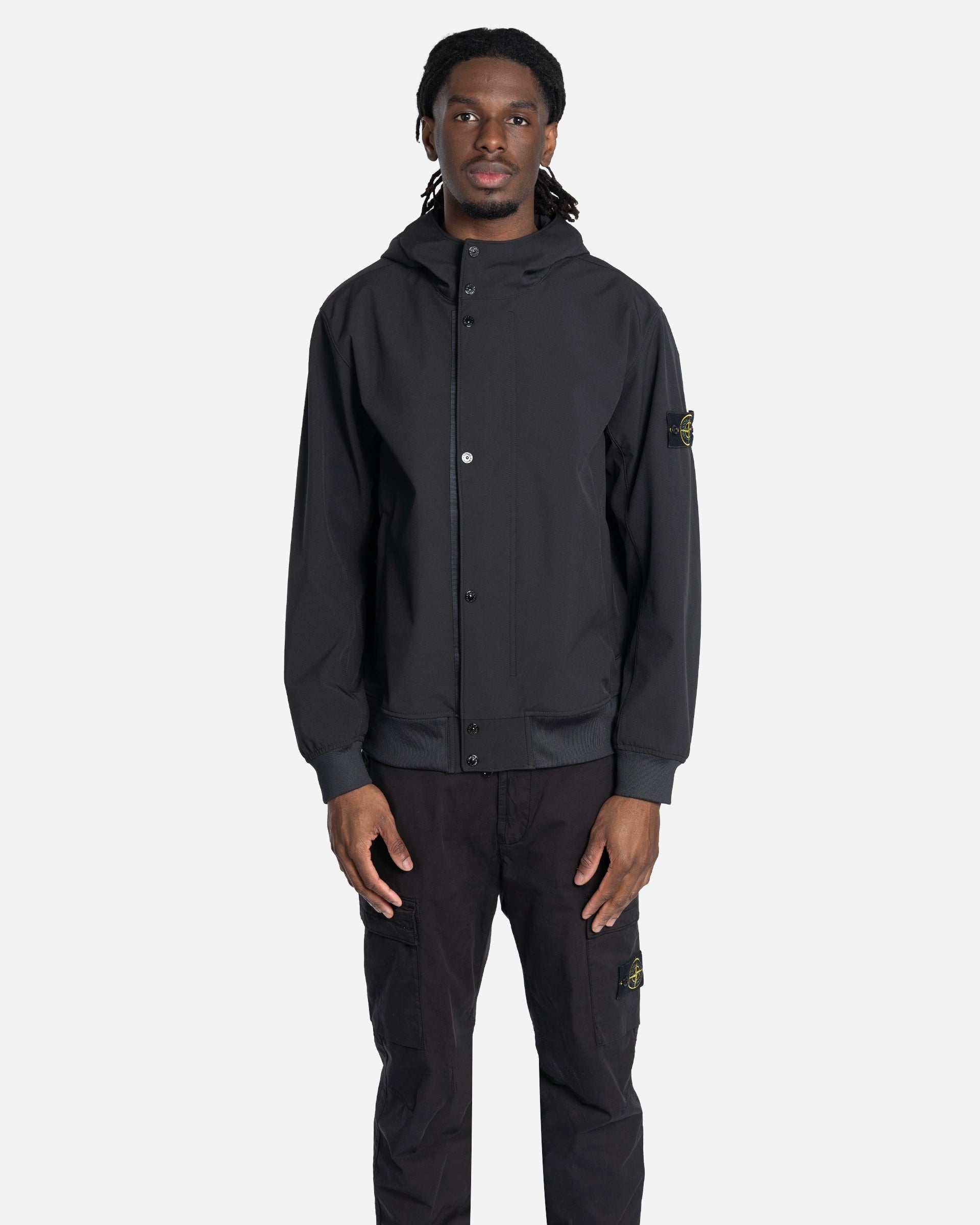 Veste à Capuche Light Soft Shell-R Noire