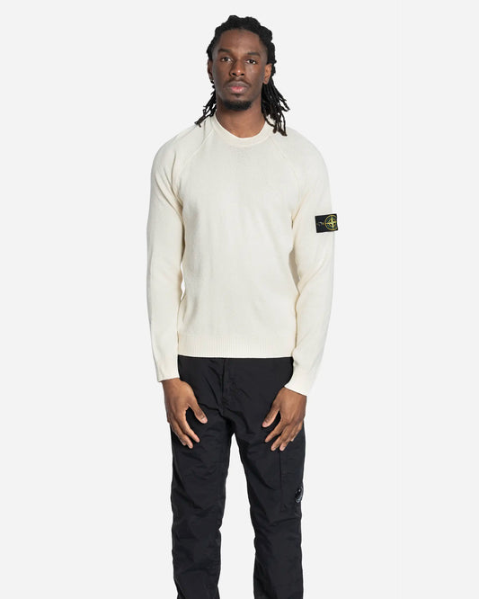 Pull Ras-Du-Cou avec Manches Raglan Ivory