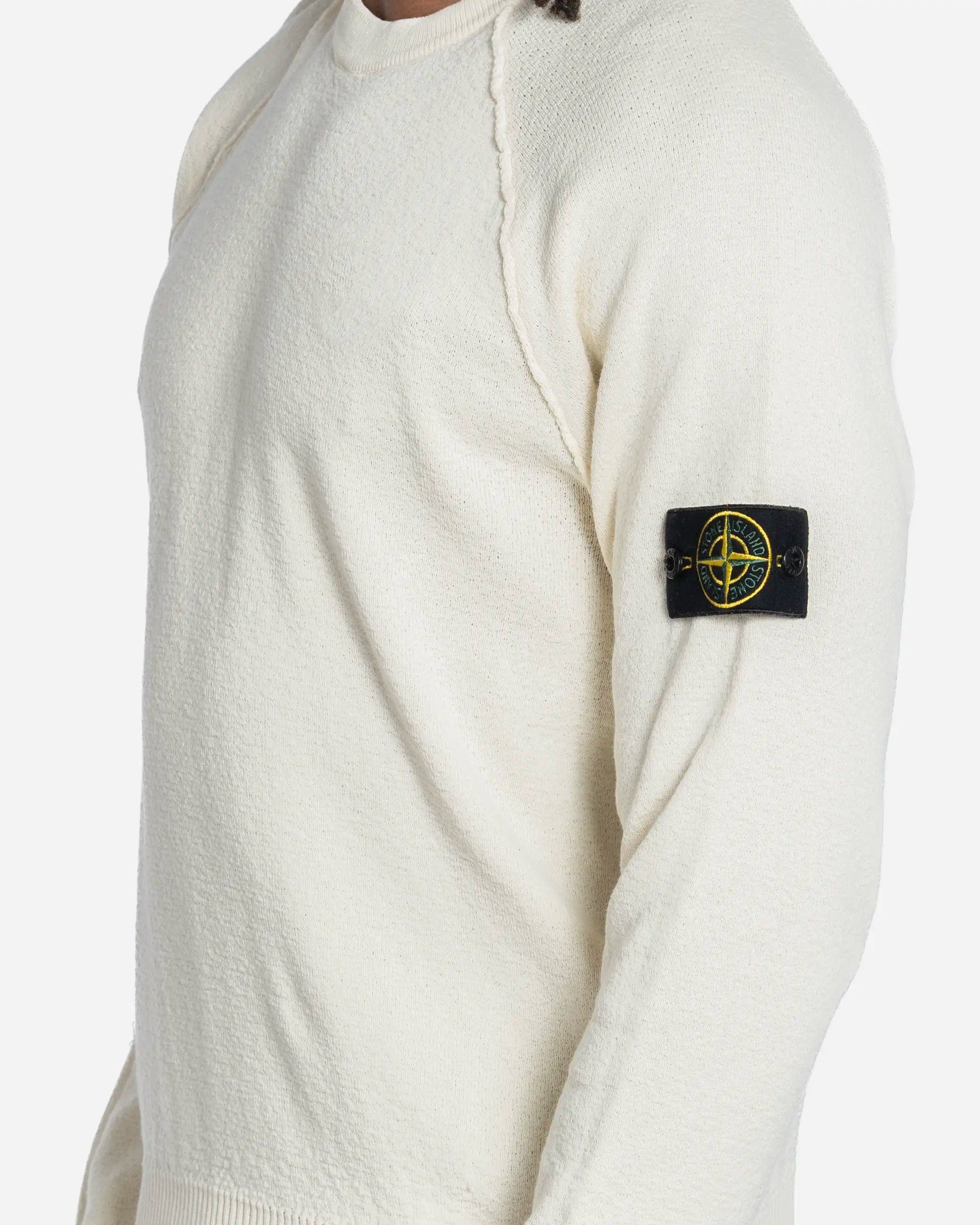 Pull Ras-Du-Cou avec Manches Raglan Ivory