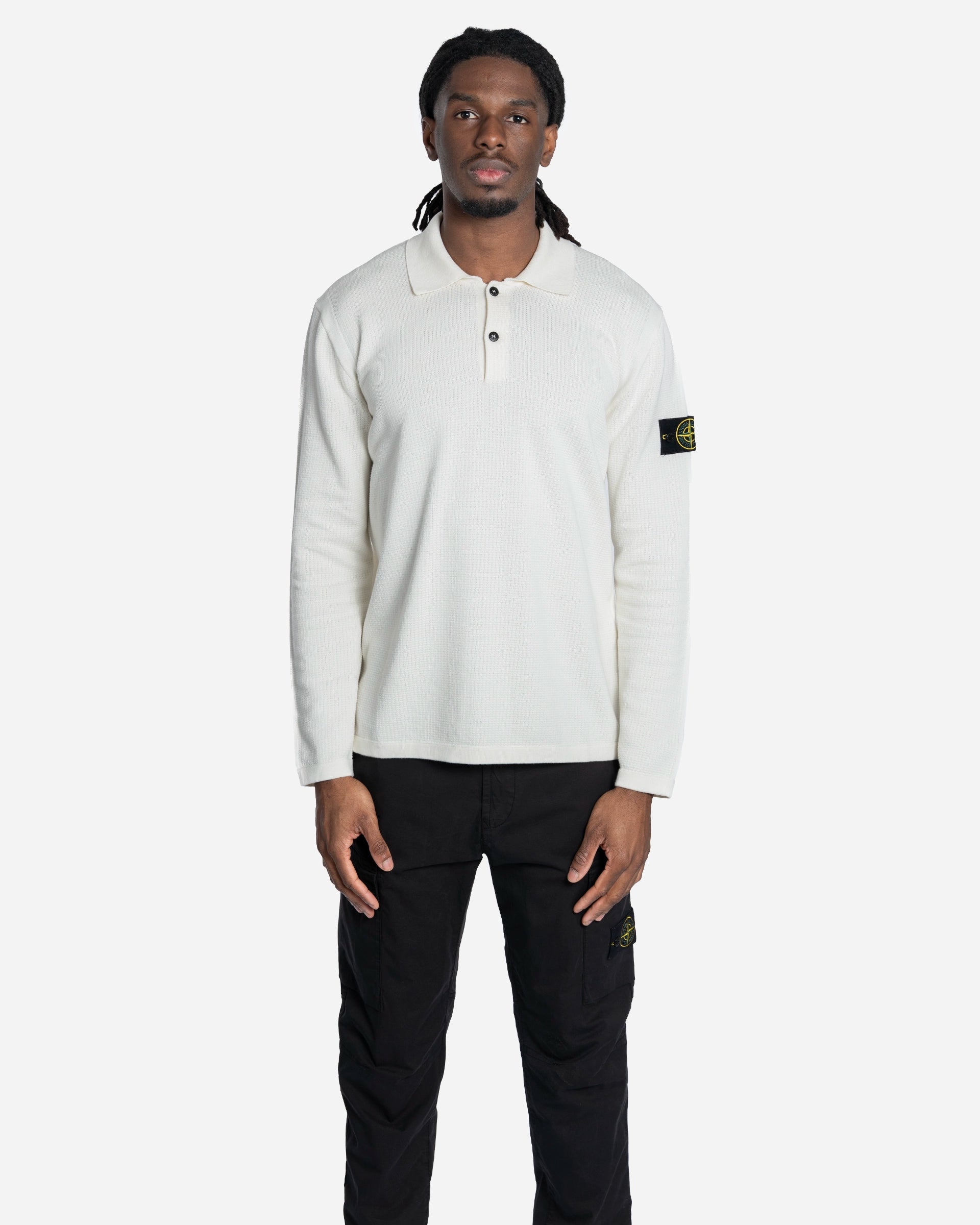 Polo à Manches Longues Ivoire