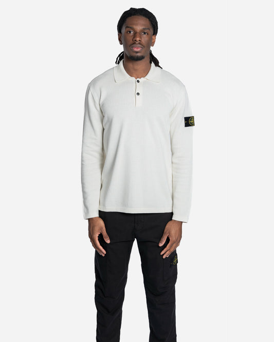 Polo à Manches Longues Ivoire
