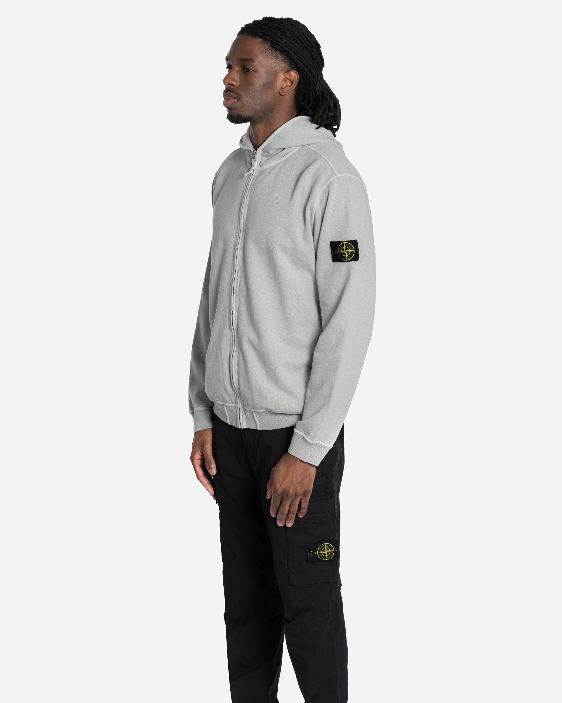 Sweatshirt Zippé Pearl Grey