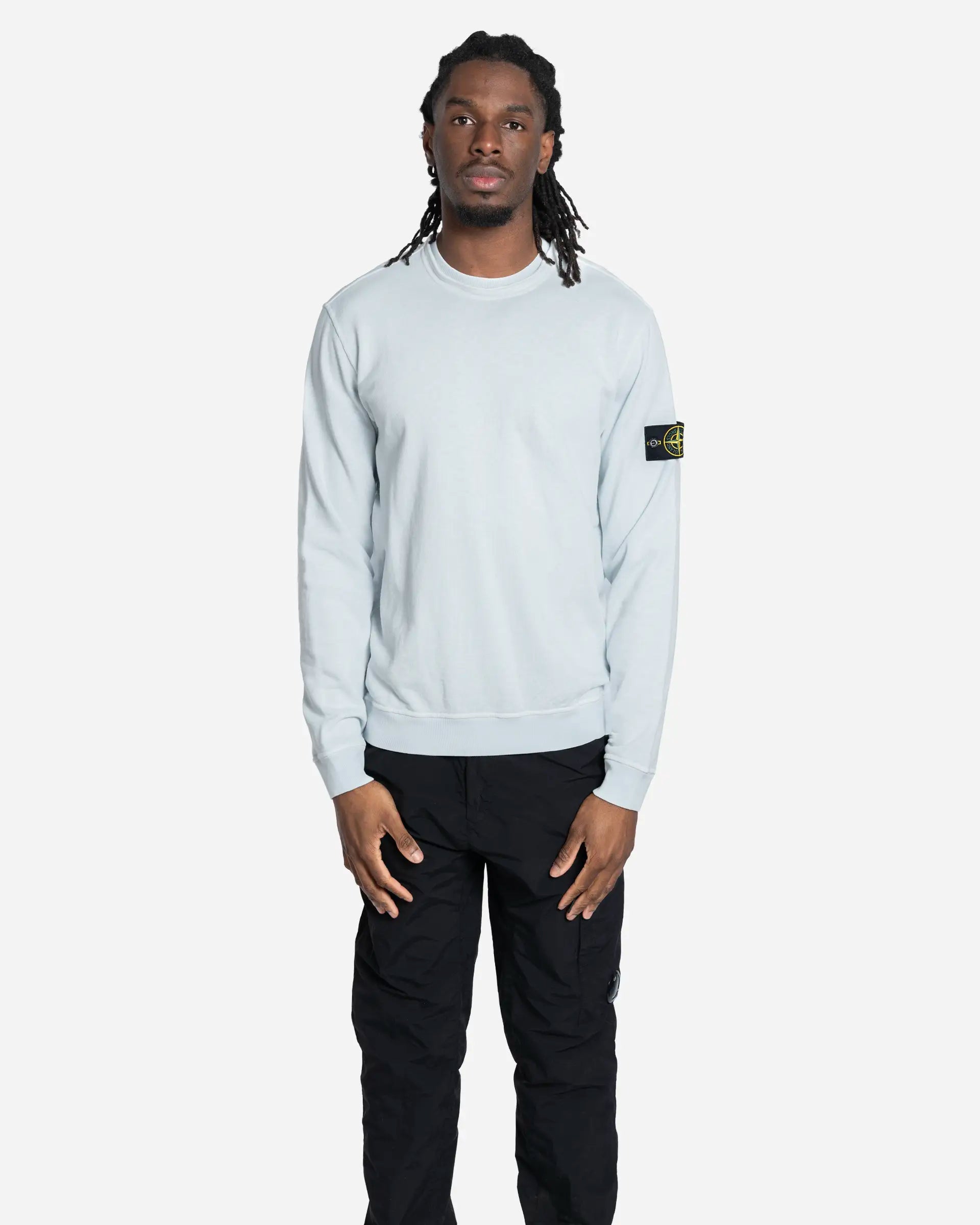 Sweat-shirt Ras-du-cou Sky Blue