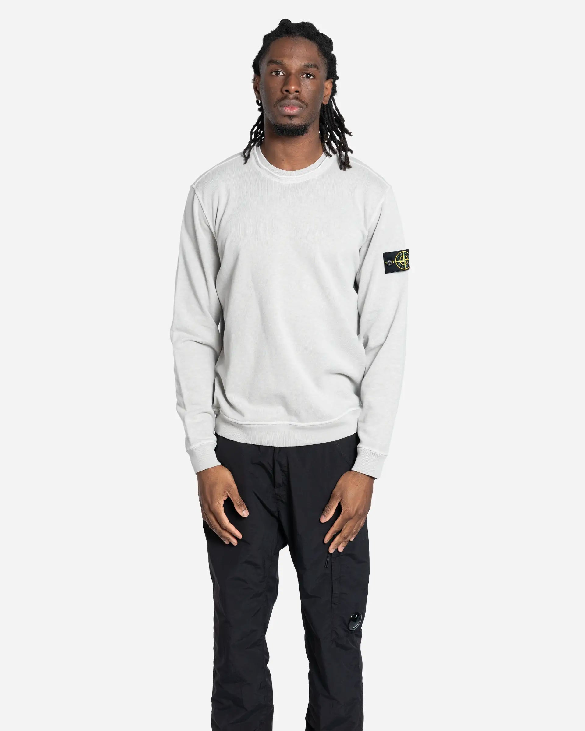 Sweat-shirt Ras-du-cou Pearl Grey