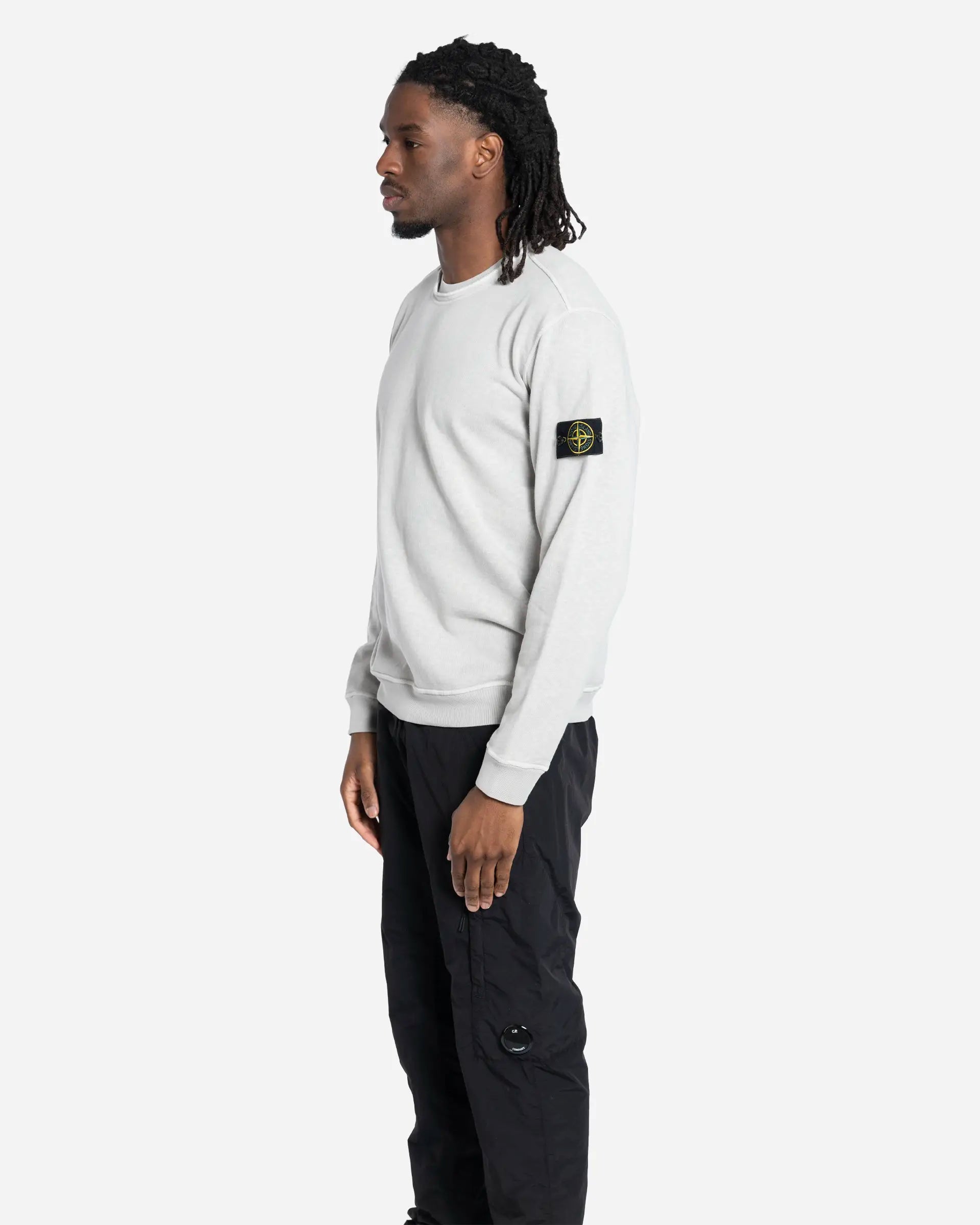 Sweat-shirt Ras-du-cou Pearl Grey