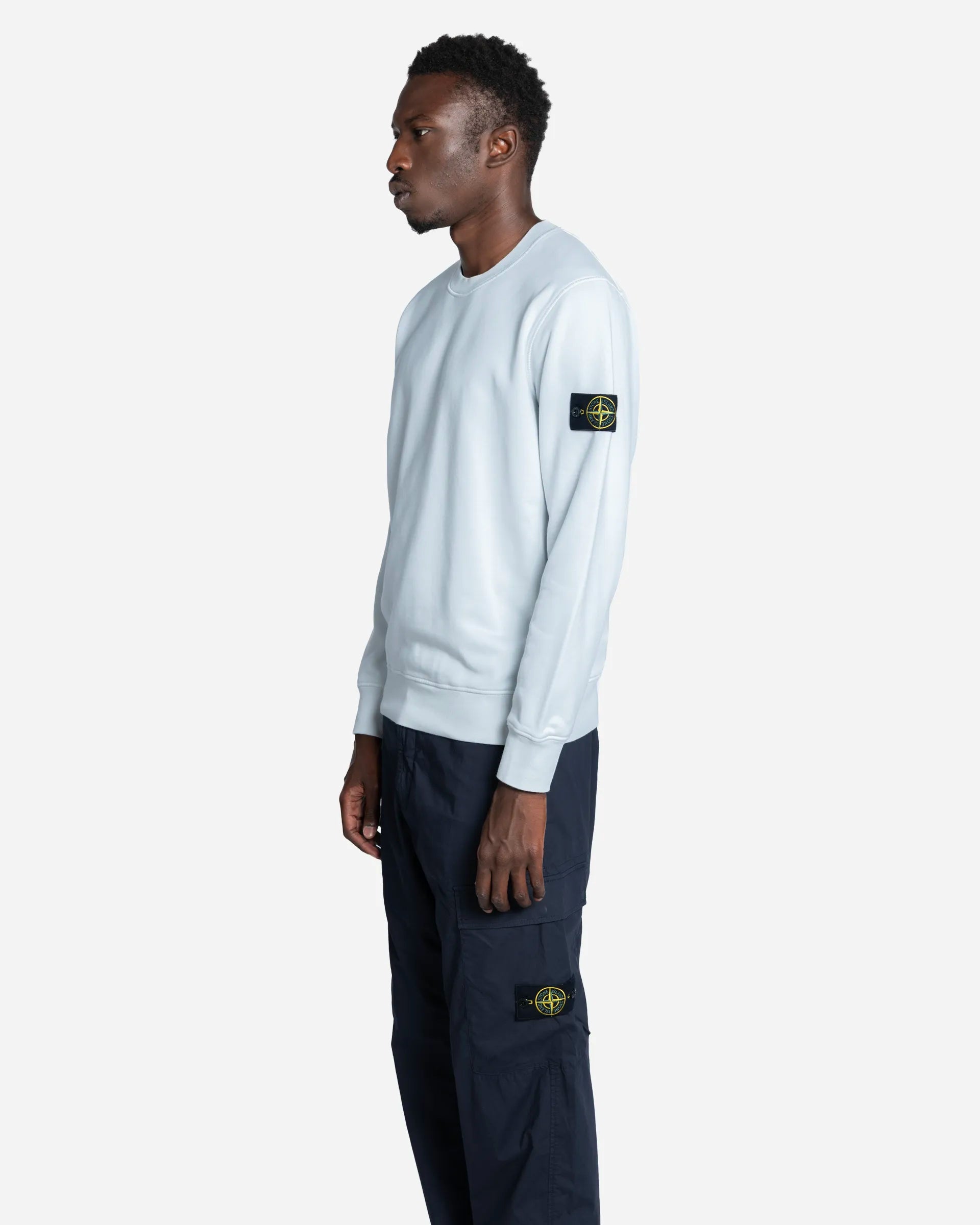 Sky Blue Crew Neck Sweatshirt