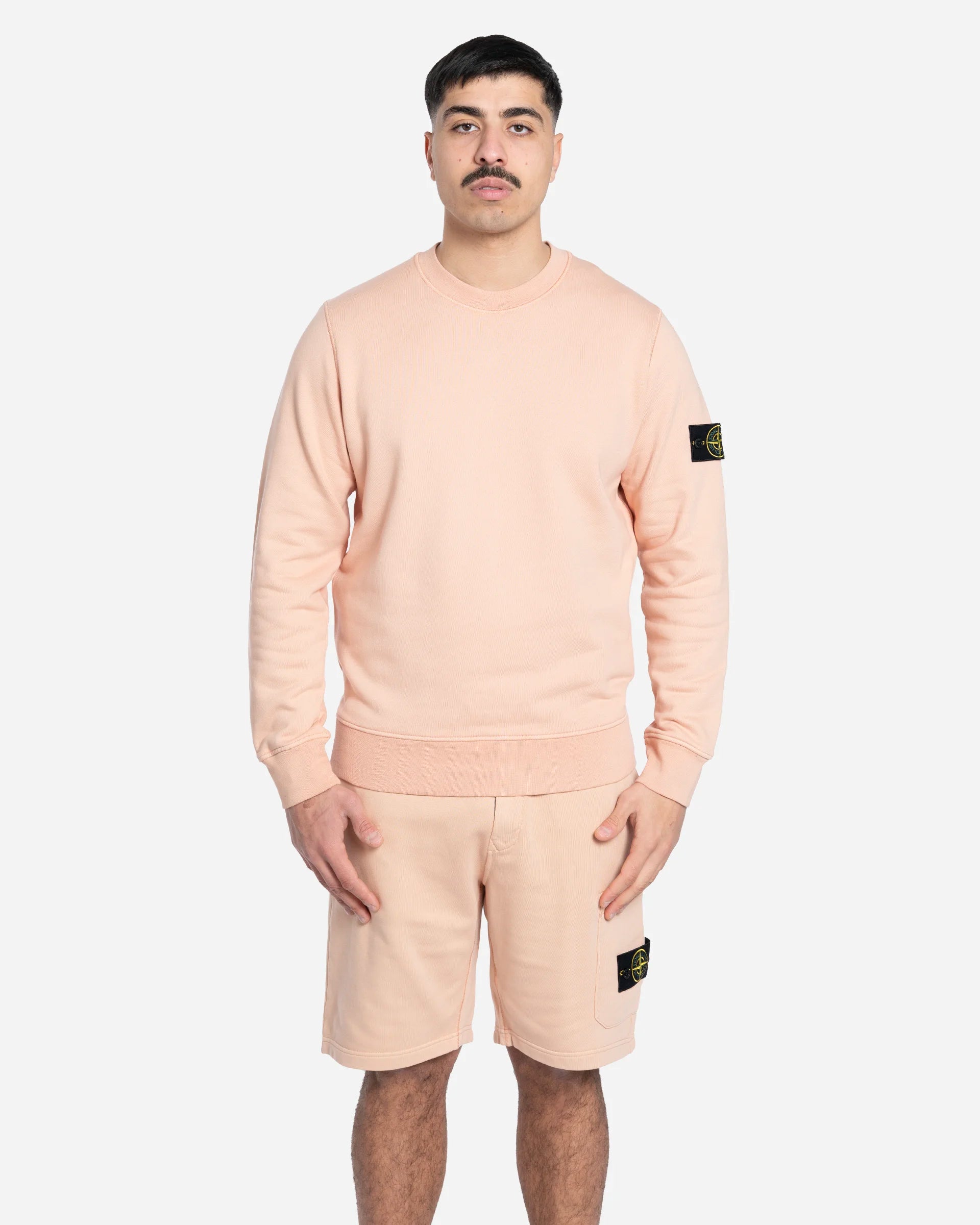 Plaster Pink Crew-Neck Sweatshirt