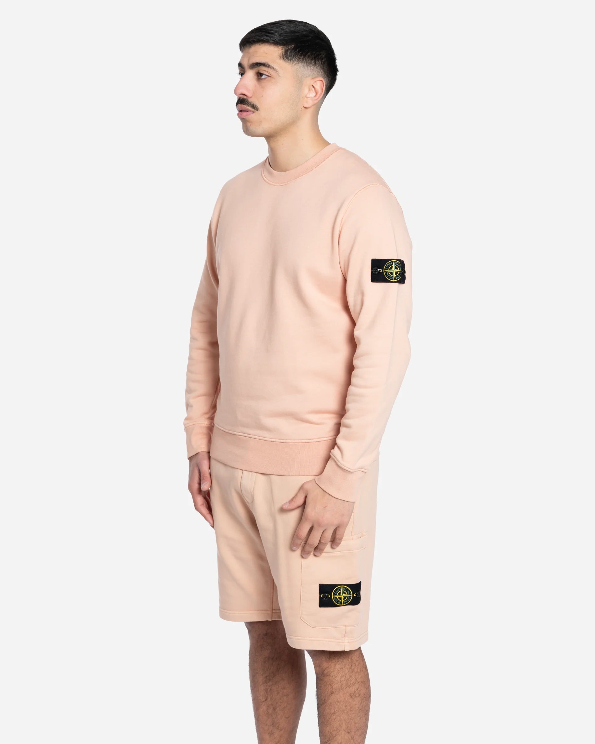 Plaster Pink Crew-Neck Sweatshirt