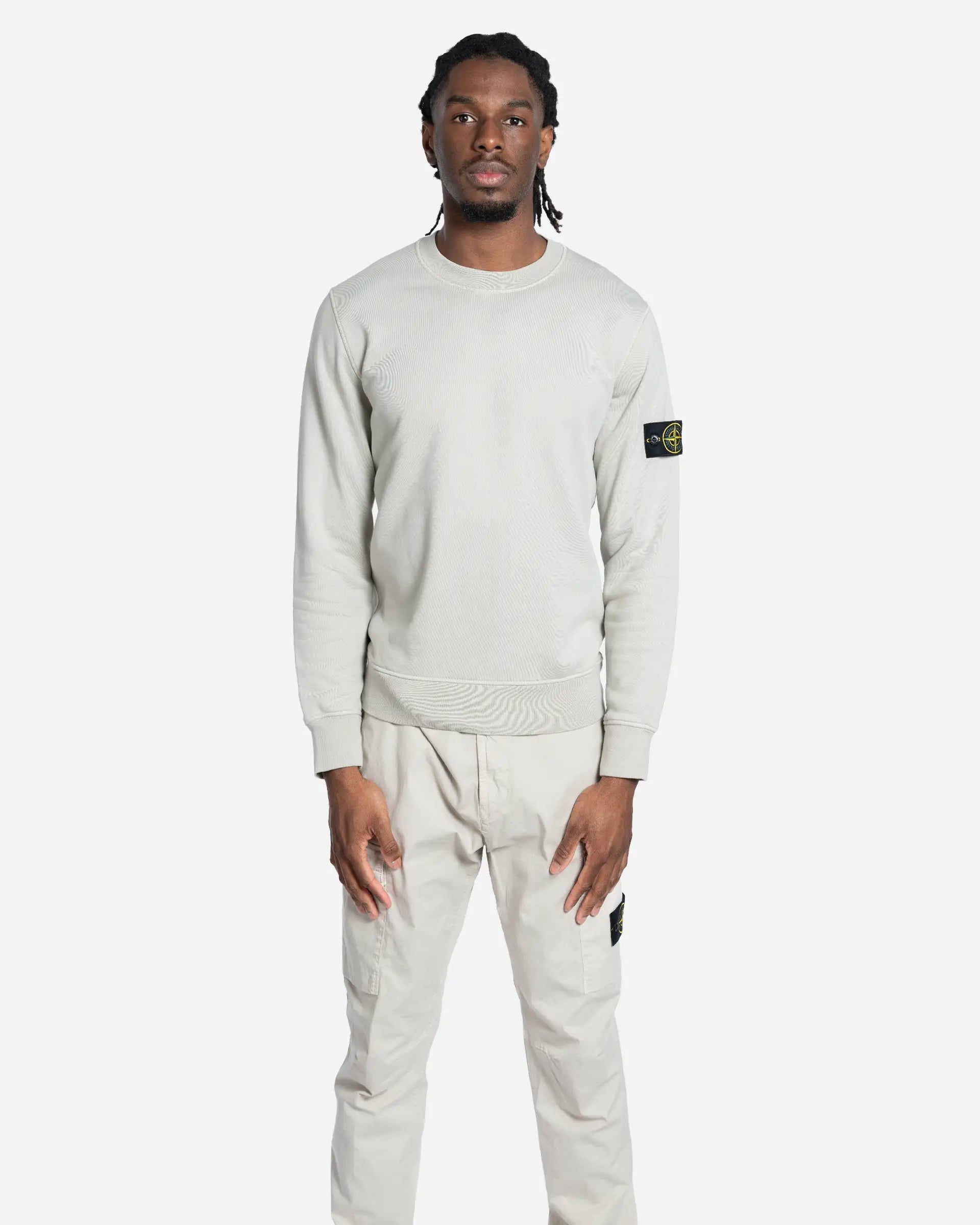 Sweatshirt Ras-du-Cou Pearl Grey