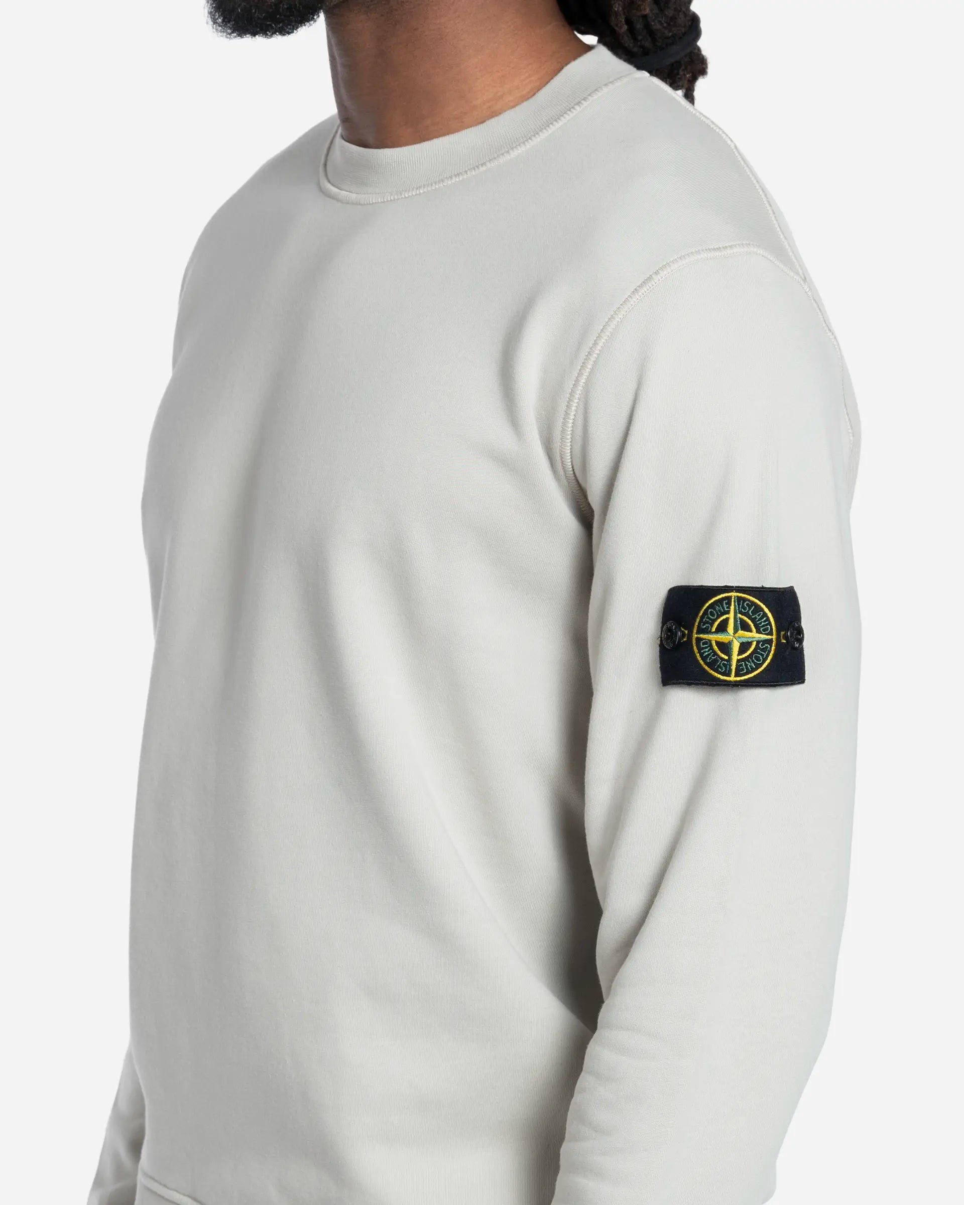 Sweatshirt Ras-du-Cou Pearl Grey