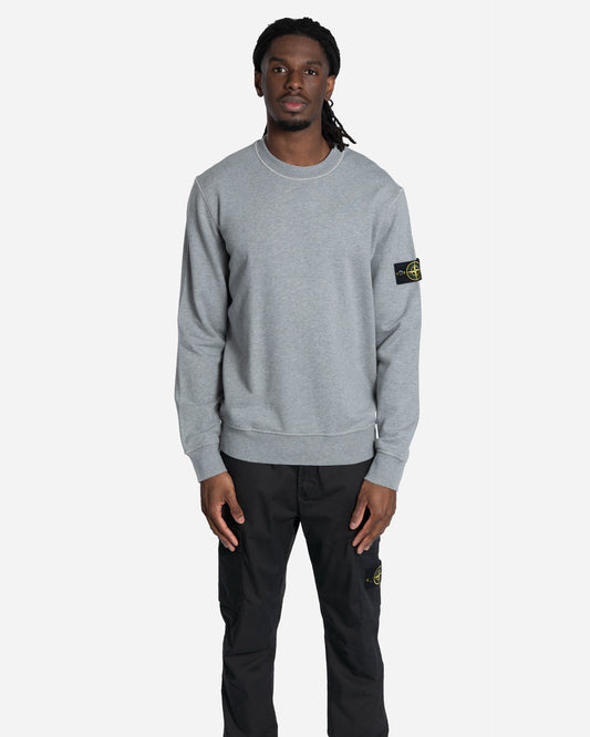 Sweatshirt Ras-du-Cou Gris Poudré Mélangé