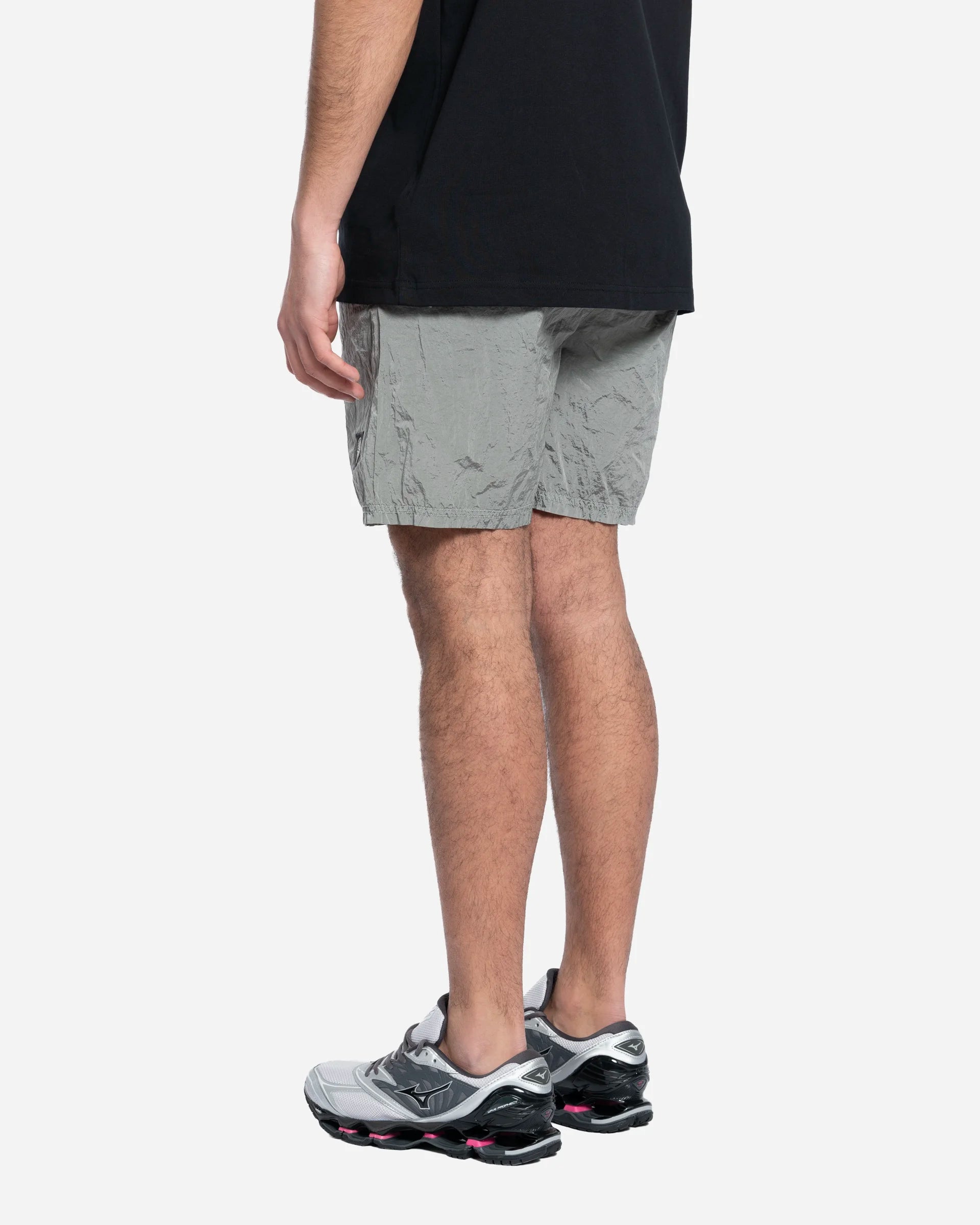 Pearl Grey Mid-Length Swim Shorts